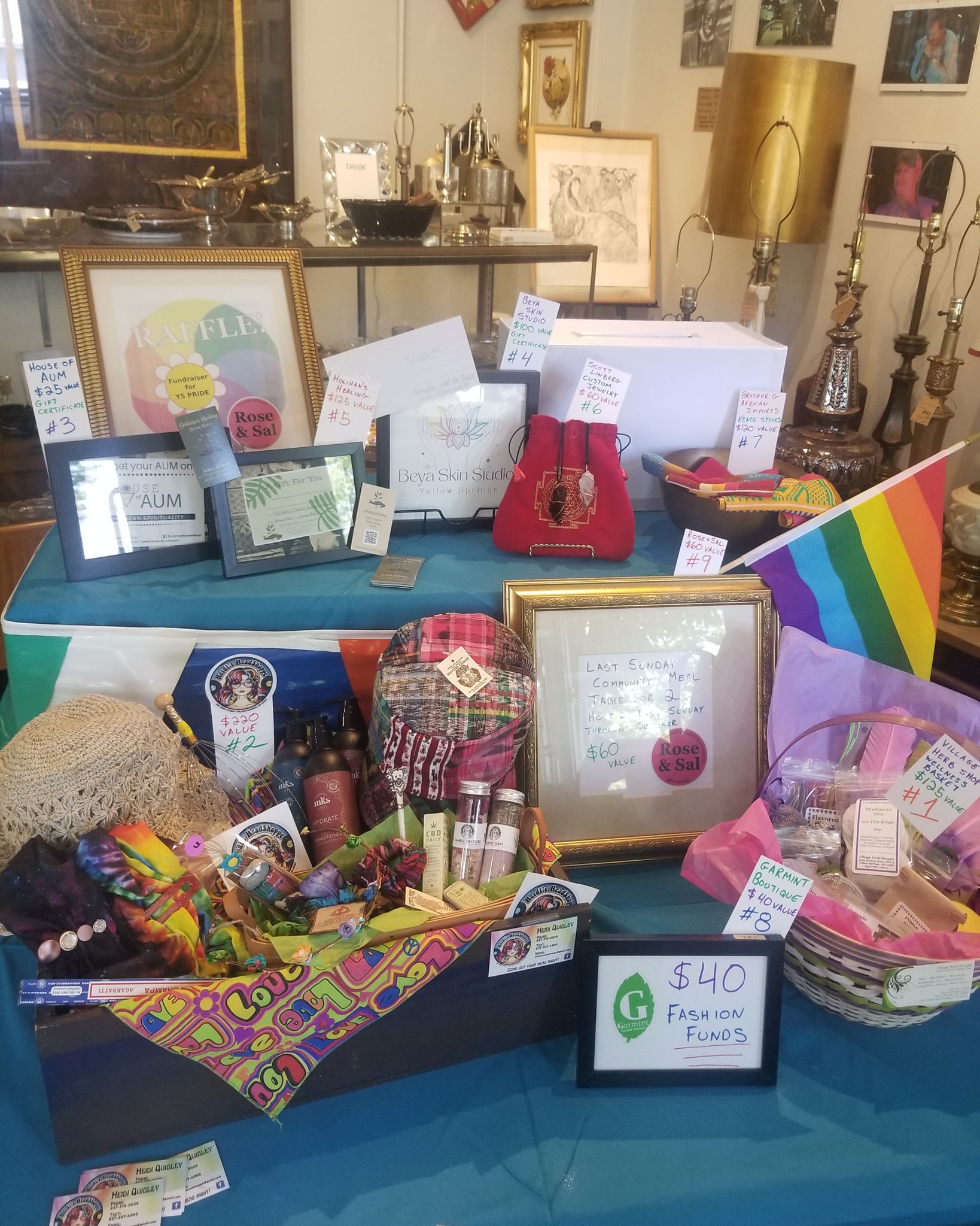 Rose & Sal - Our Raffle Table is full of amazing prizes in...