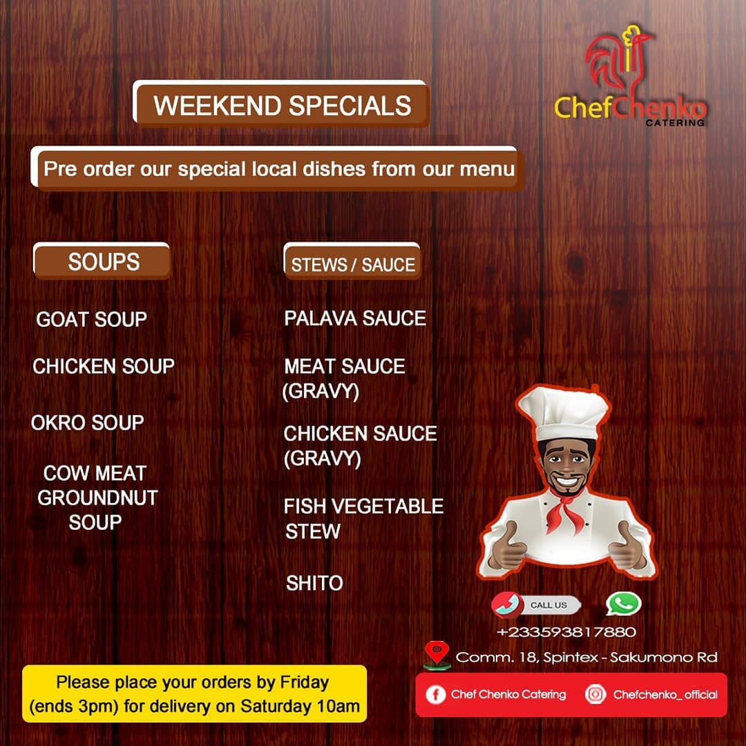 Chef chenko catering | Tema