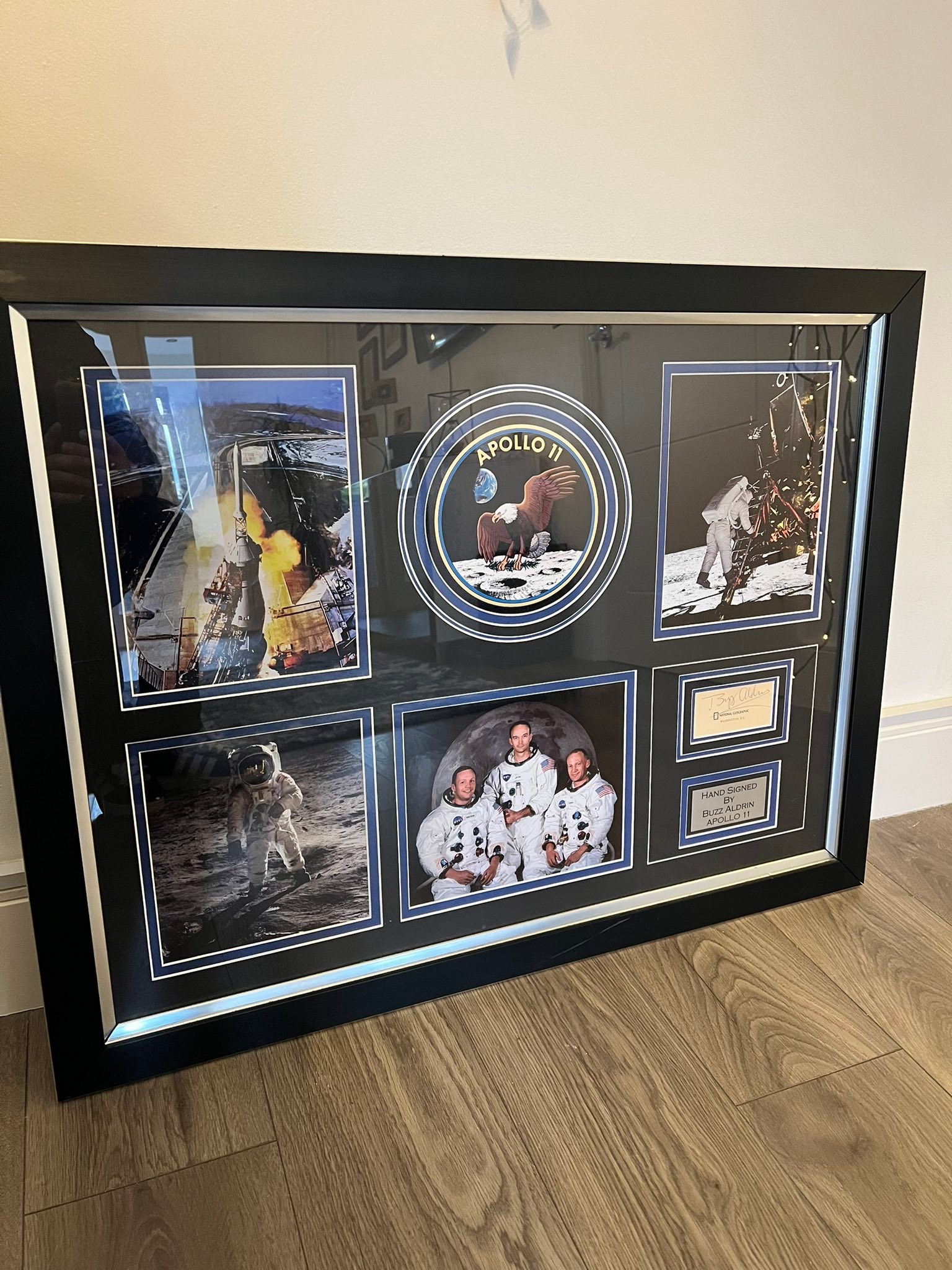 Hi there, I have a Buzz Aldrin signed Apollo 11 framed item. It's