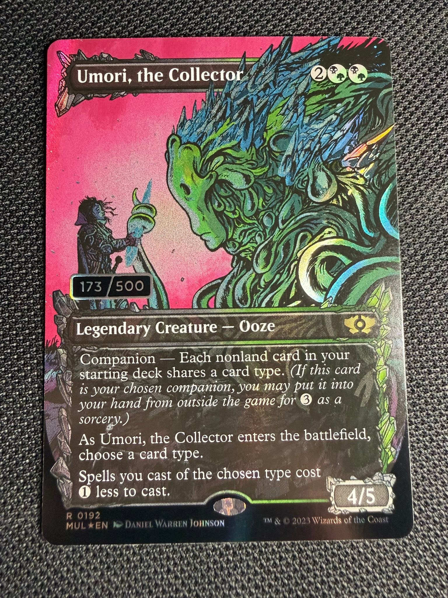MTG 集めるもの、ウモーリ シリアル ダブルレインボウ・Foil】(192