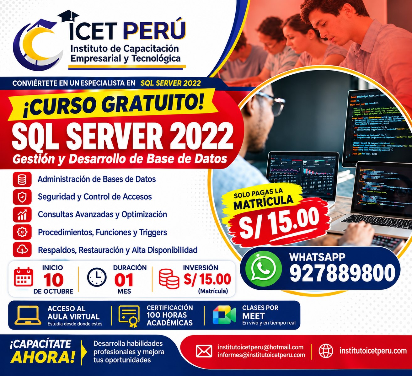 CURSO GRATUITO DE SQL SERVER 2022