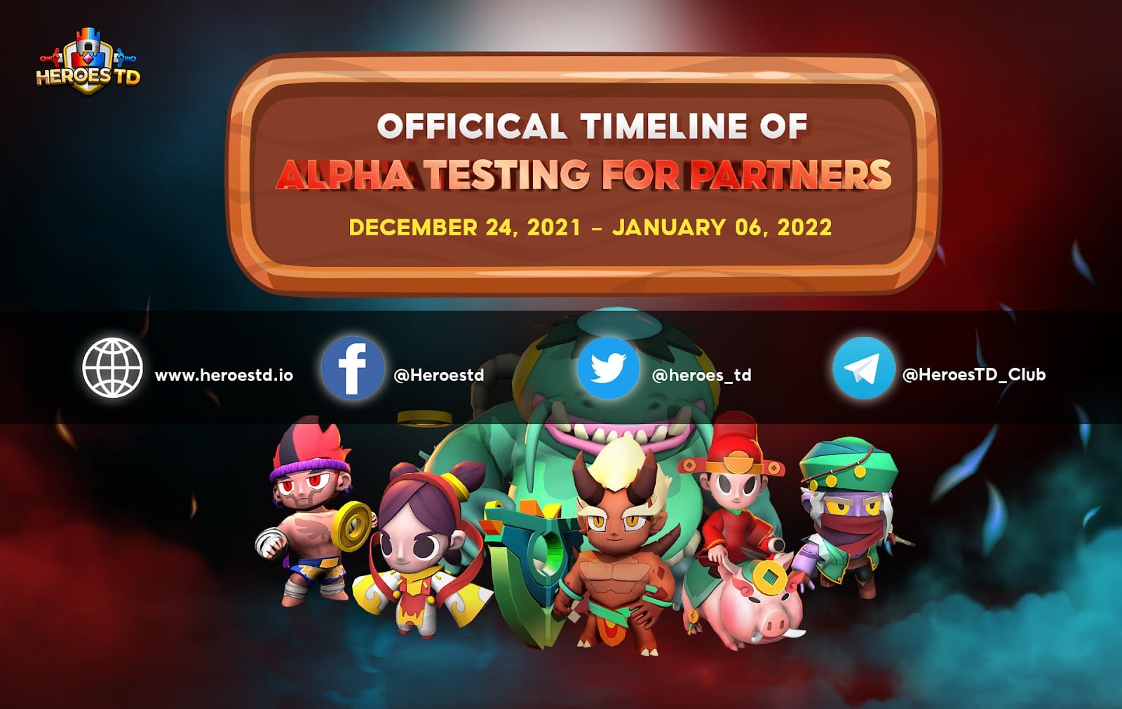 Heroes TD - HeroesTD ANNOUNCEMENT - OFFICIAL TIMELINE OF THE ALPHA ...