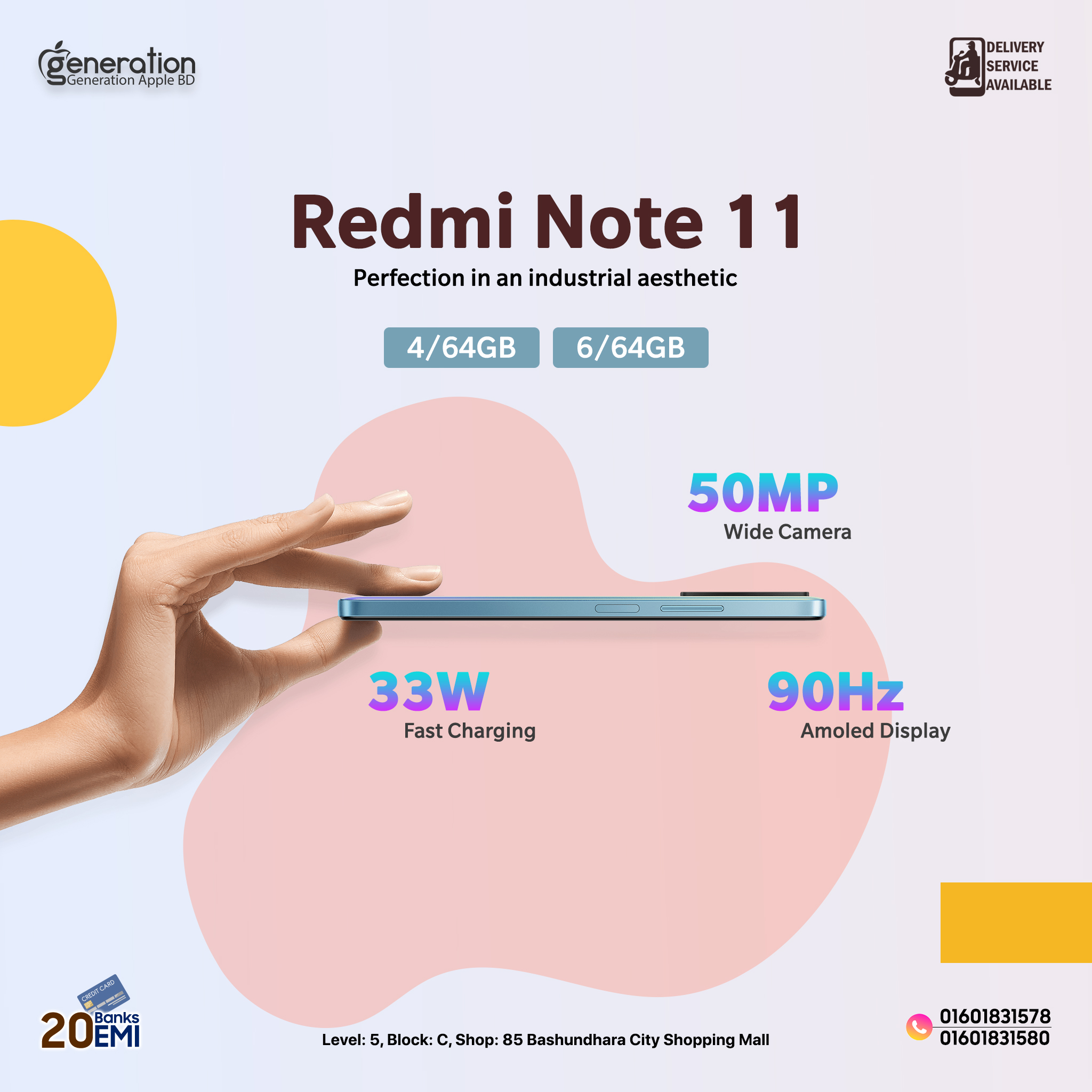 The all-new Redmi Note 11 features a... - Generation Apple BD