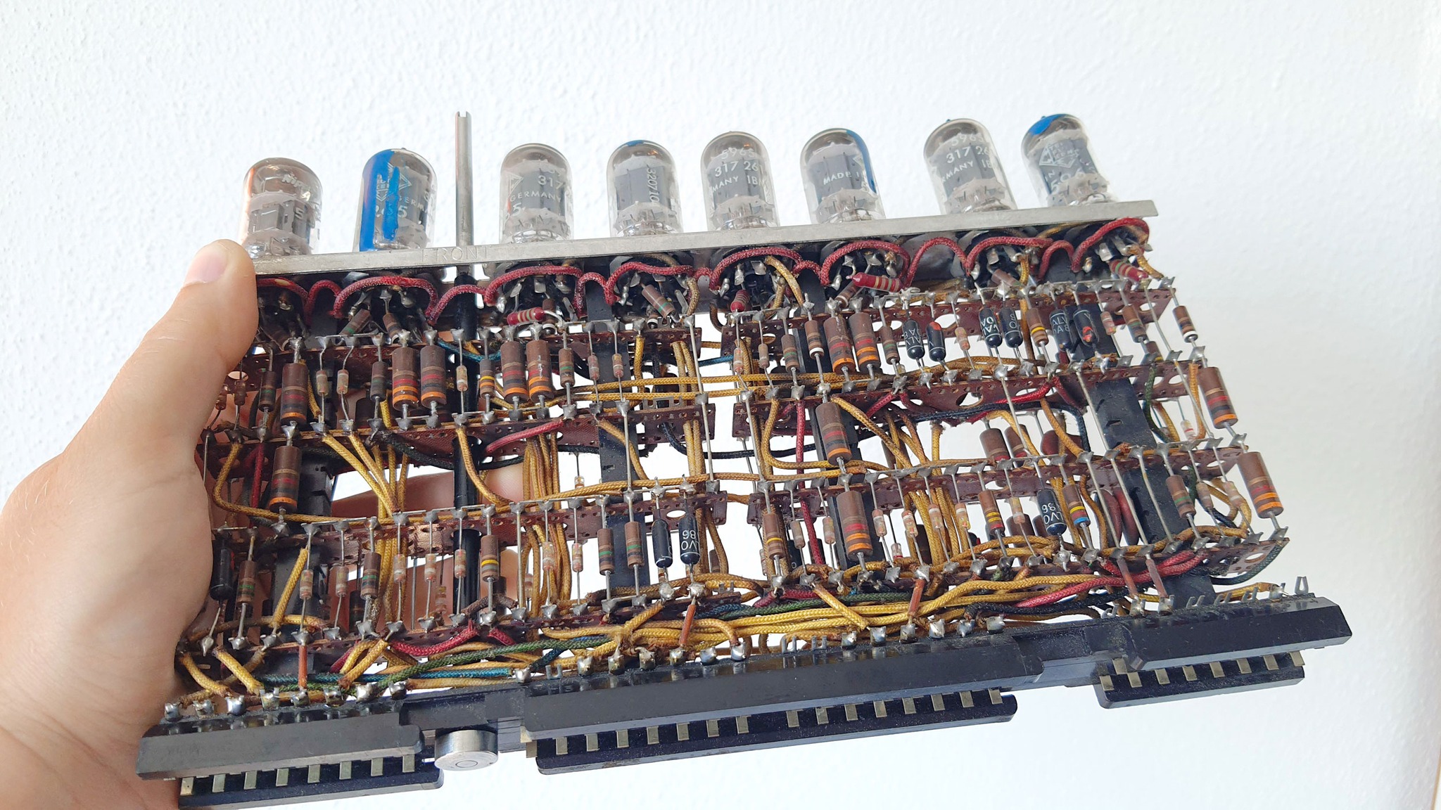 Vintage IBM 700 series logic module found in scrap