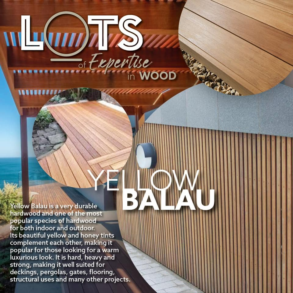 LOTS - Yellow Balau obviously has LOTS to offer: its solidity won't ...