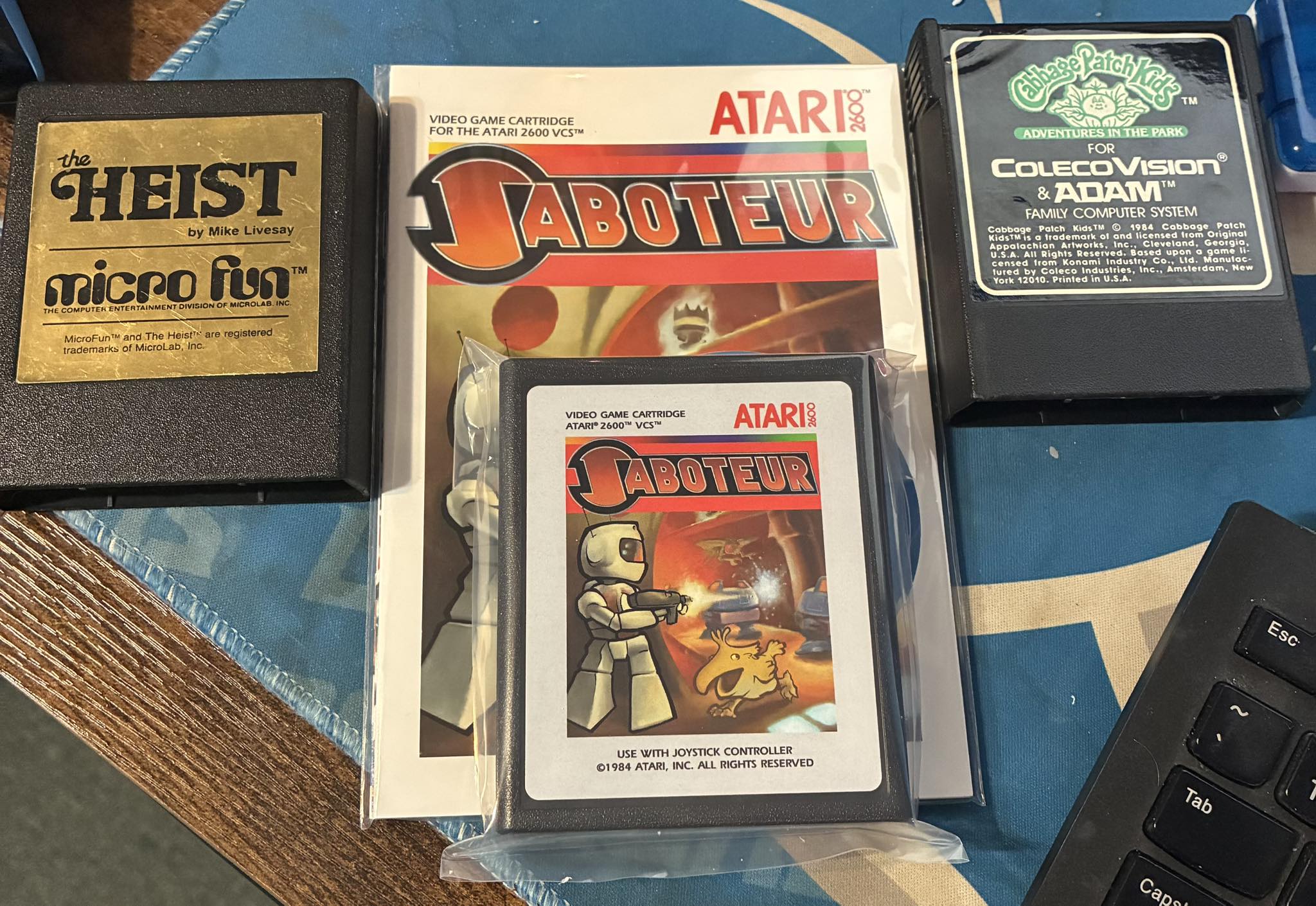 Atari 2600 game Saboteur review