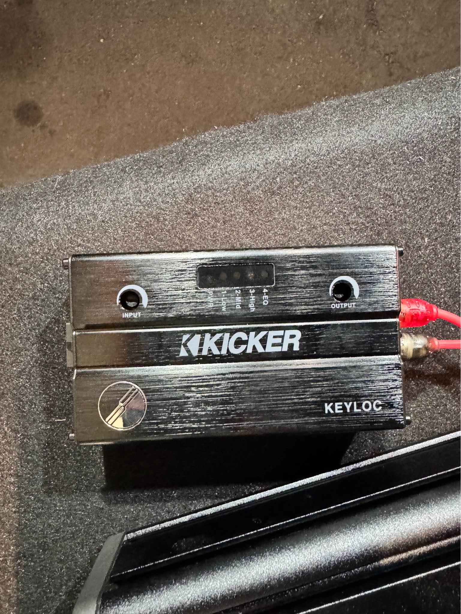 Two 12in Kicker comp r, Kicker CXA800.1 Amp and Kicker KEYLOC Car Audio ...