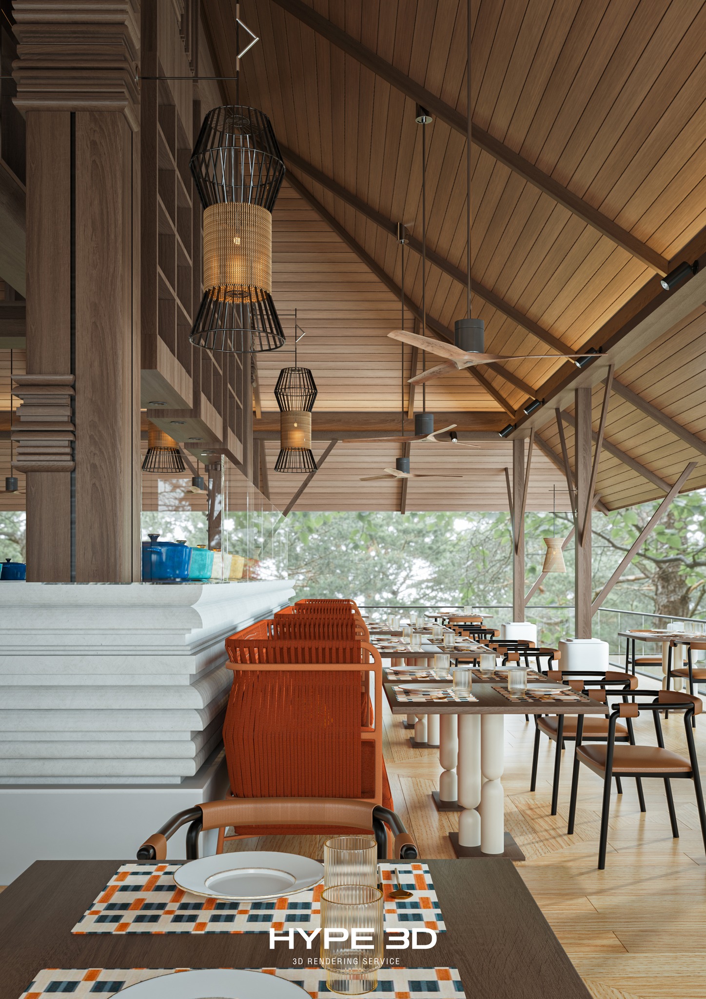 Hype 3D - รูป Mood Shot เพิ่มเติม Hotel Dining Restautrant...