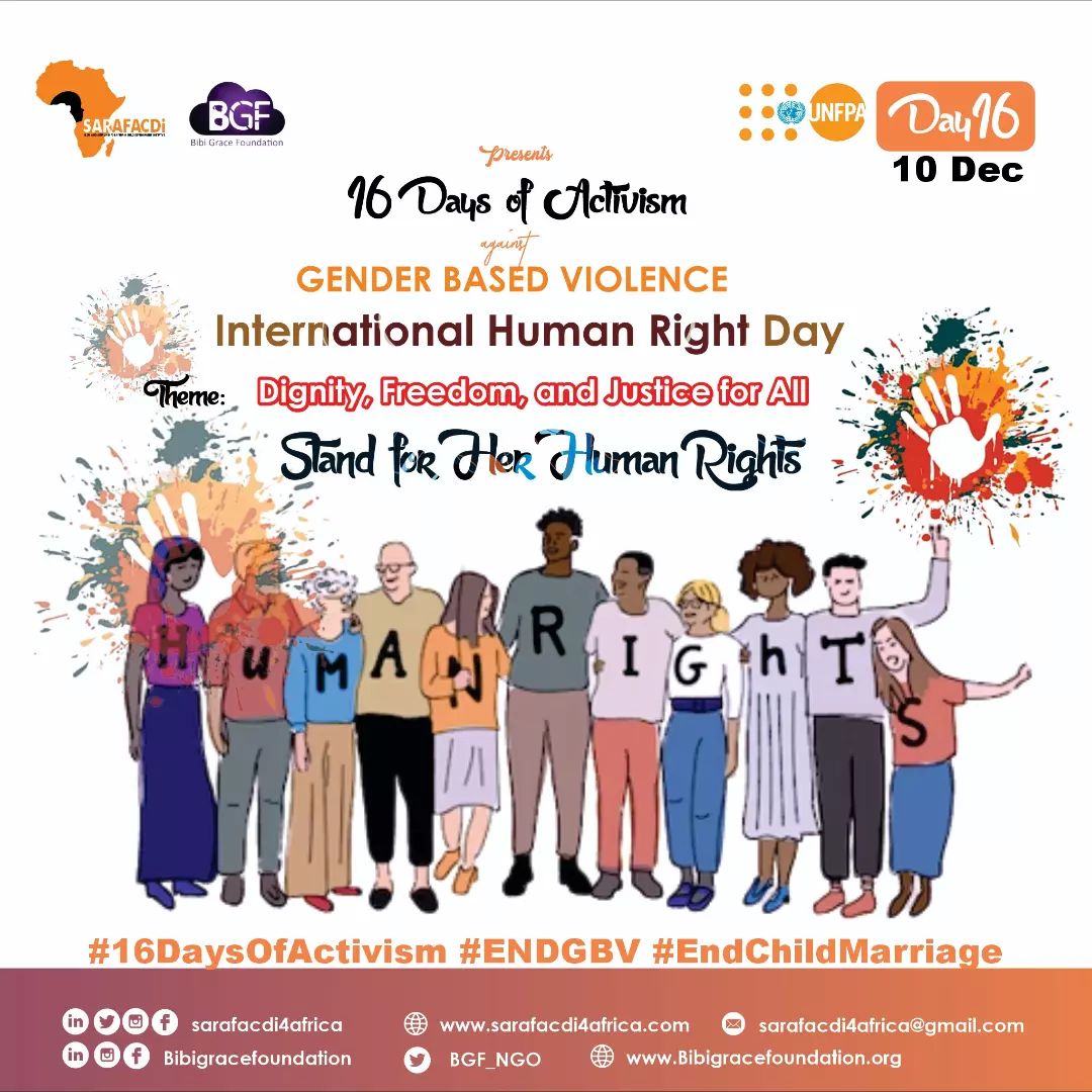Day 16 16 Days of Activism against GBV... - Sarafacdi4africa | Facebook