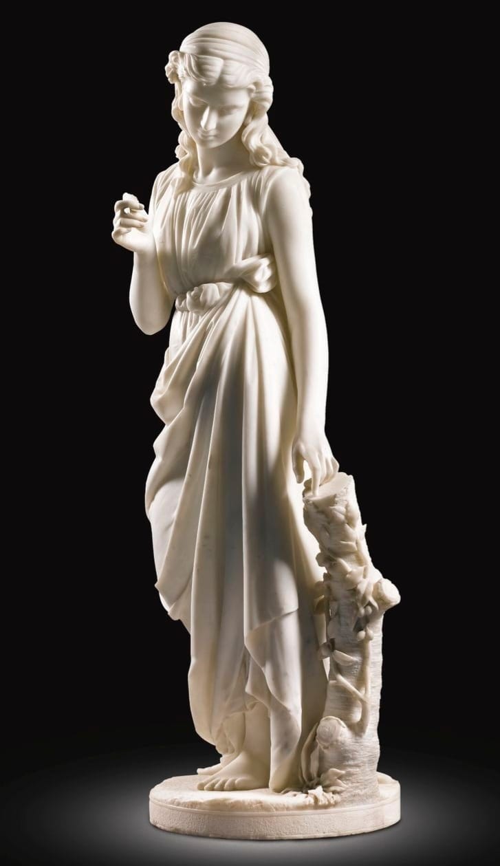 Vittorio Tessaro : Rare sculpture Lady Figurine