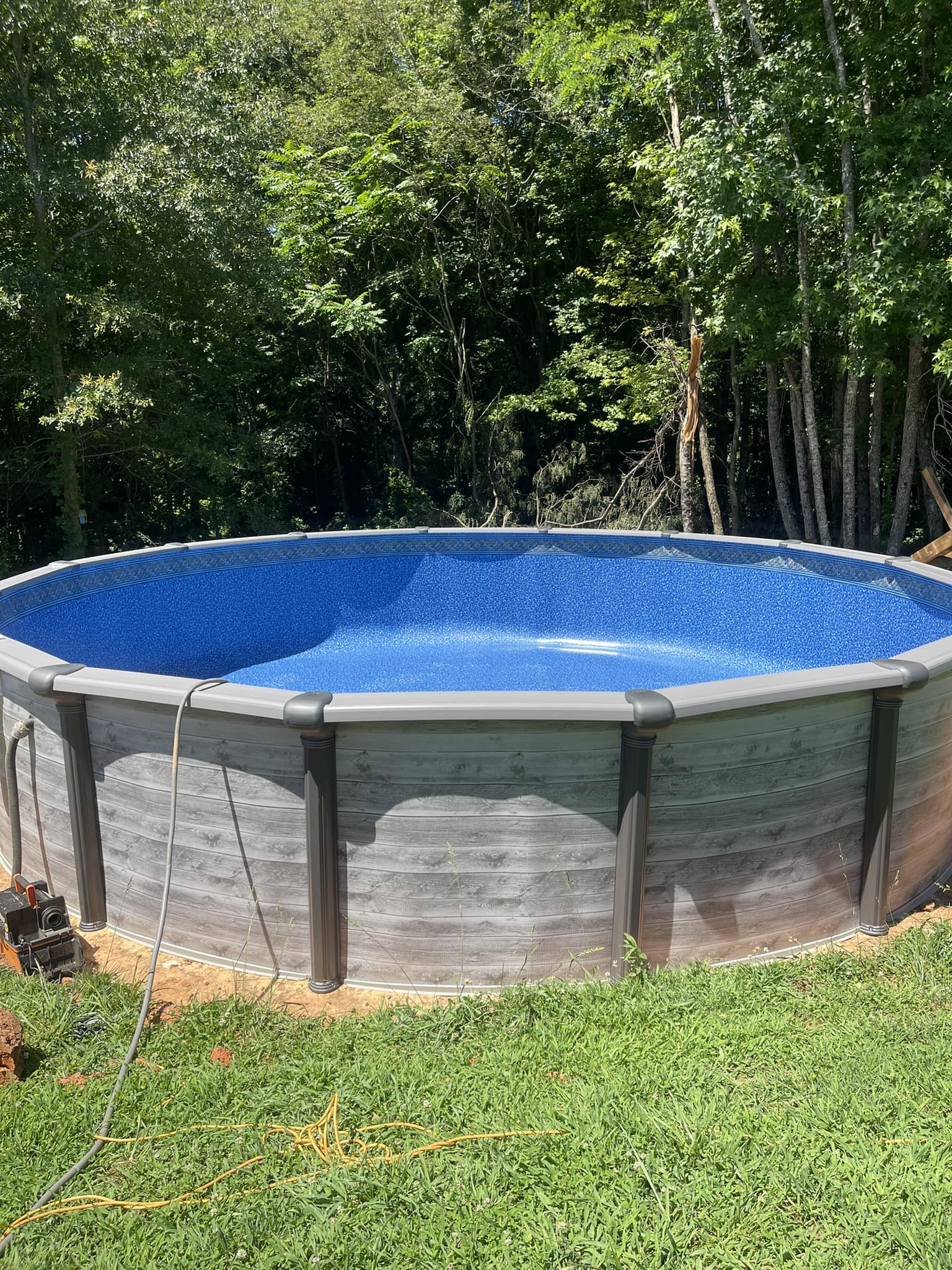 HeatWave Pools - 24’ x 54” Rockley in Landrum knocked out...
