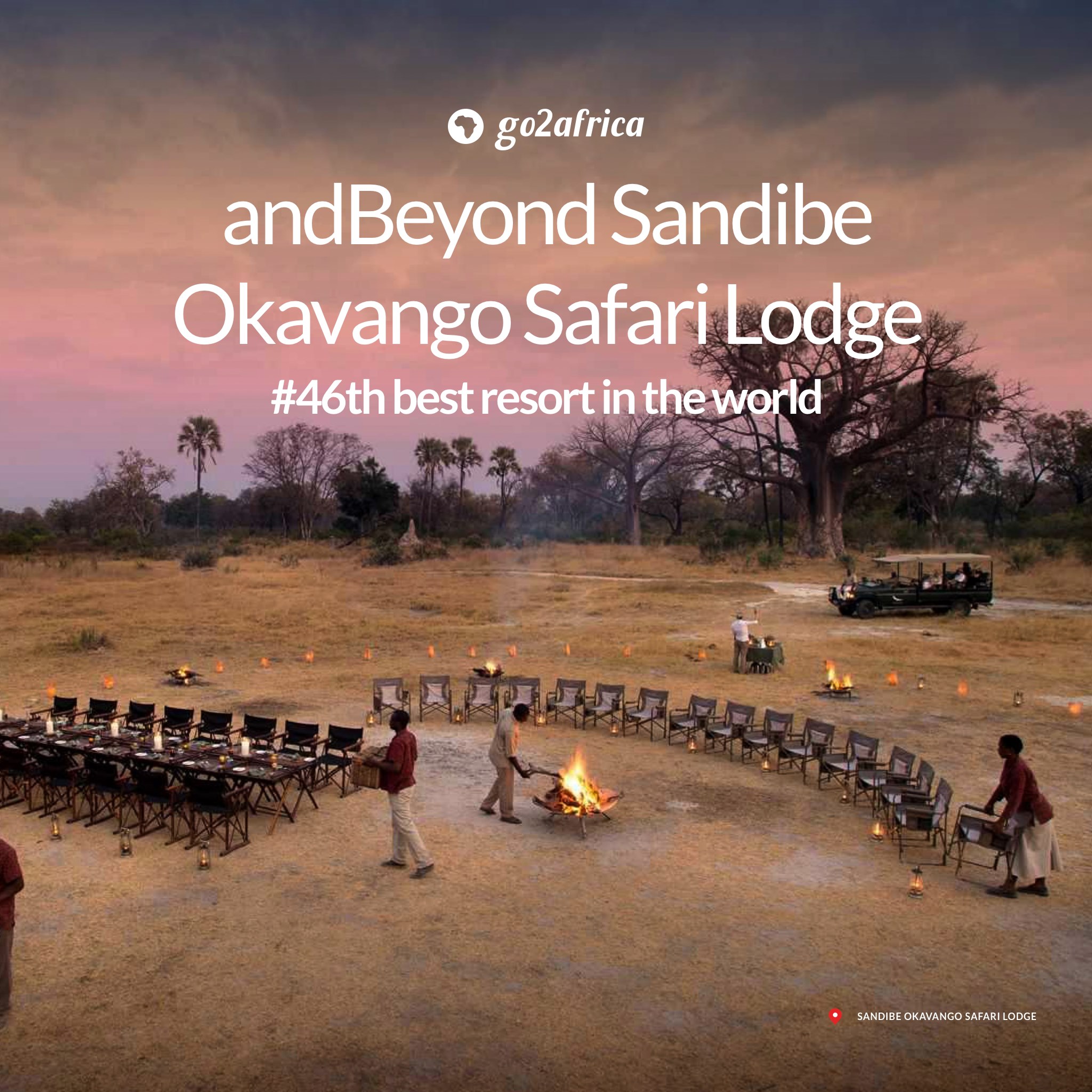 Go2Africa - Sandibe Okavango Safari Lodge is set in a true... | Facebook