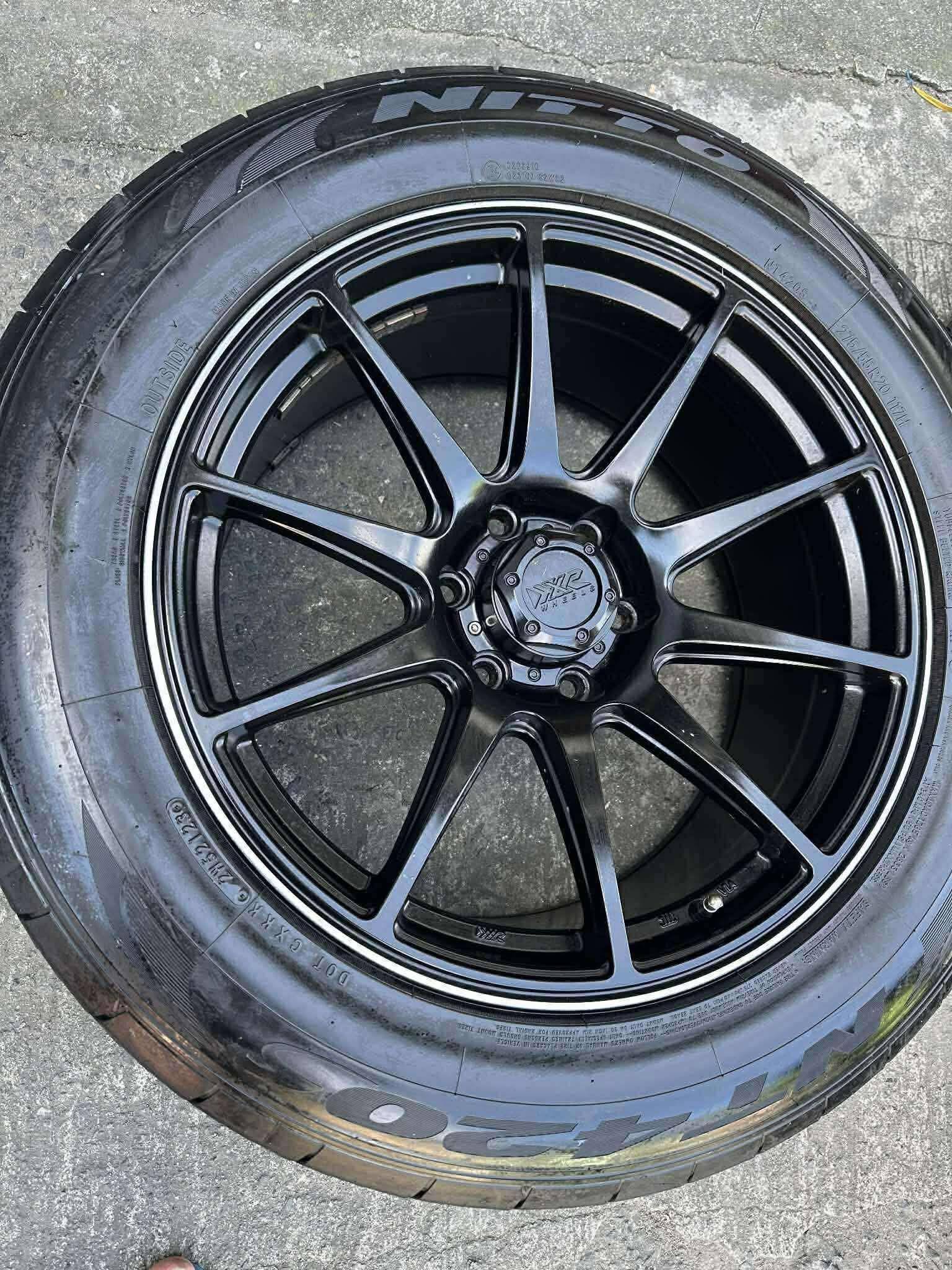 Original XXR wheels with Nitto 420 tires for sale | Manila