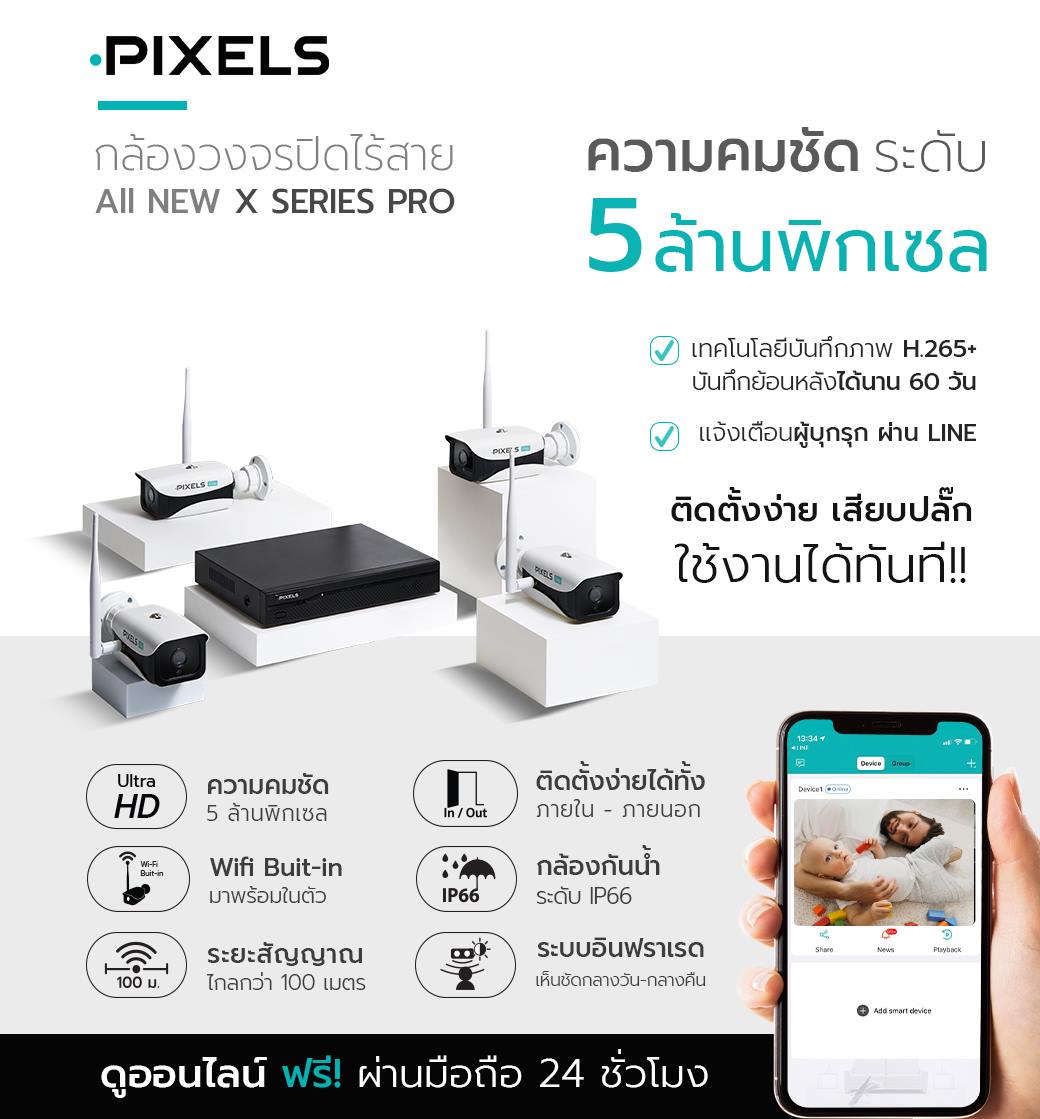 PIXELS CCTV - ความคมชัดระดับพรีเมี่ยม!...