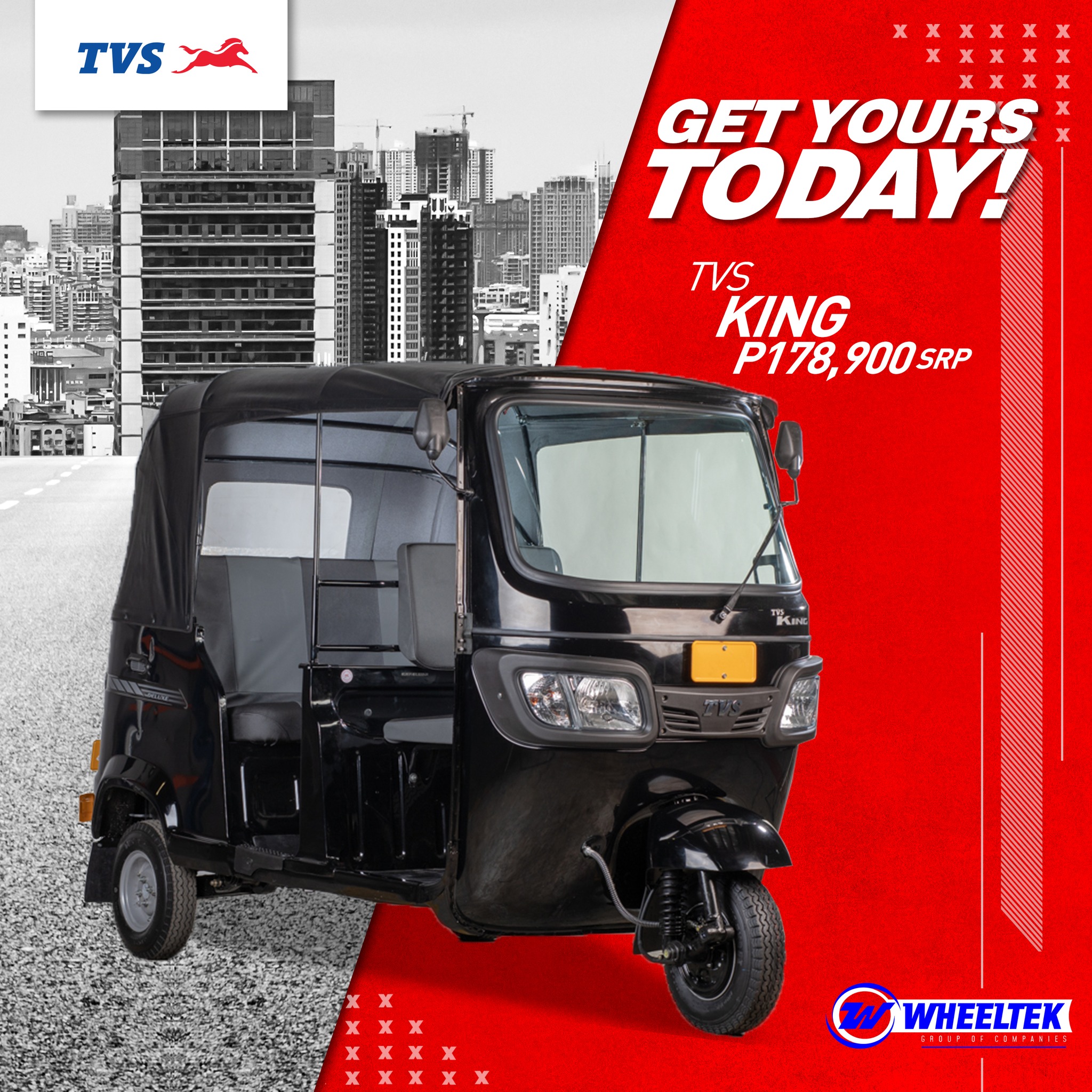 The TVS KING! Visit any Wheeltek... - Wheeltek Lapaz Tarlac | Facebook