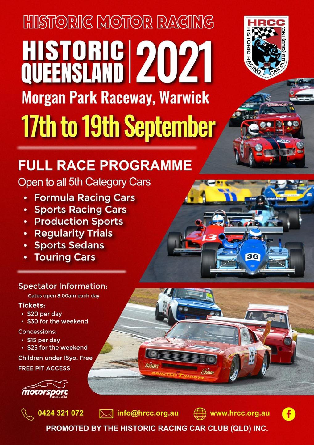 Historic Racing Car Club Qld Inc