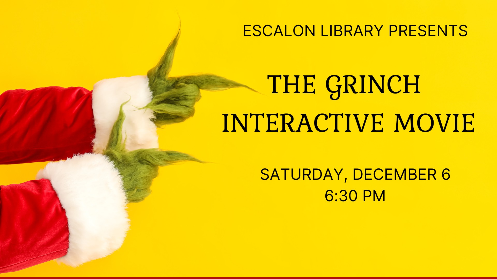 Grinch Interactive Movie Experience