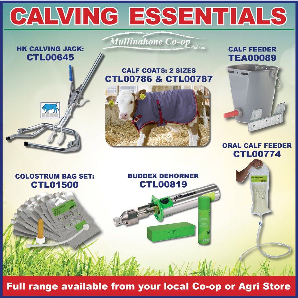 All of your calving essentials... - Mullinahone Co-op | Facebook