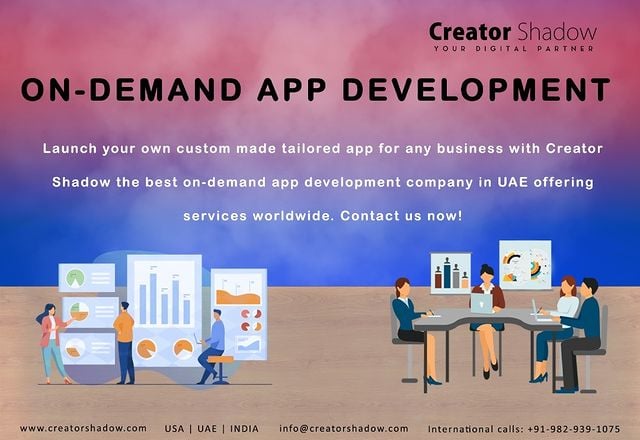 The on demand app... - Creator Shadow Software Pvt. Ltd.