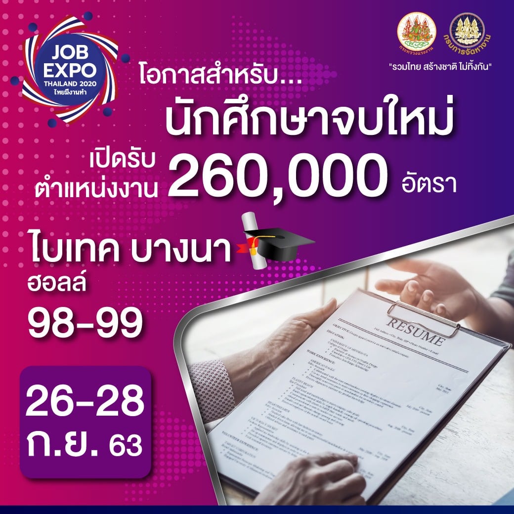 กระทรวงแรงงาน - นักศึกษาจบใหม่ จะไม่ว่างงานอีกต่อไป !... | Facebook