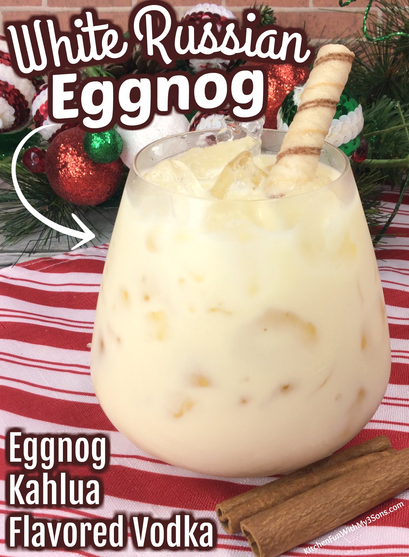This WHITE RUSSIAN EGGNOG is... - Kitchen Fun With My 3 Sons | Facebook