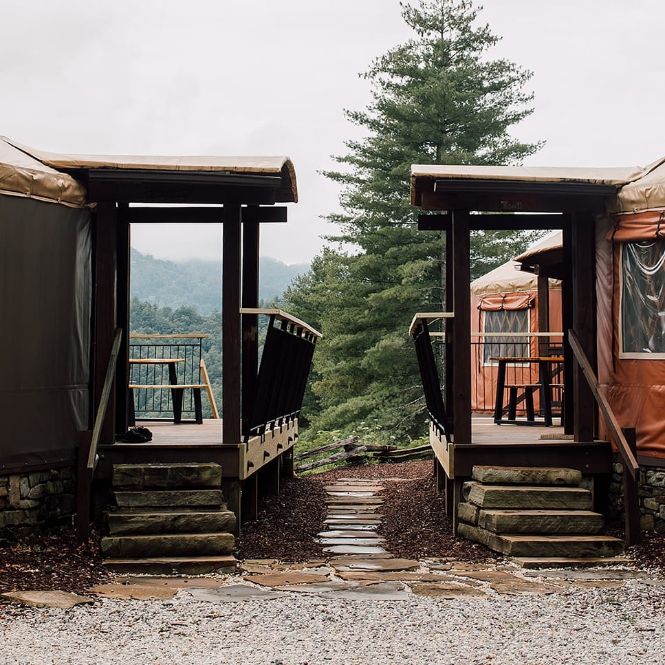 Sky Ridge Yurts - Do you notice the new railings on our...