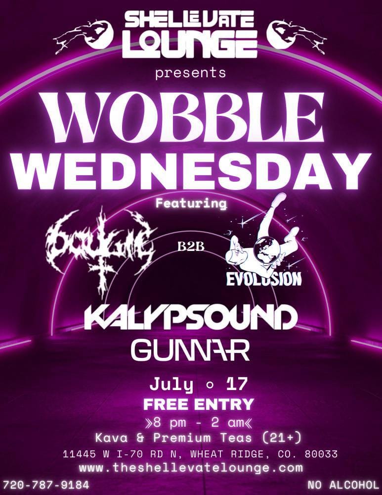 Wobble Wednesdays at Shellevate Lounge start this week
