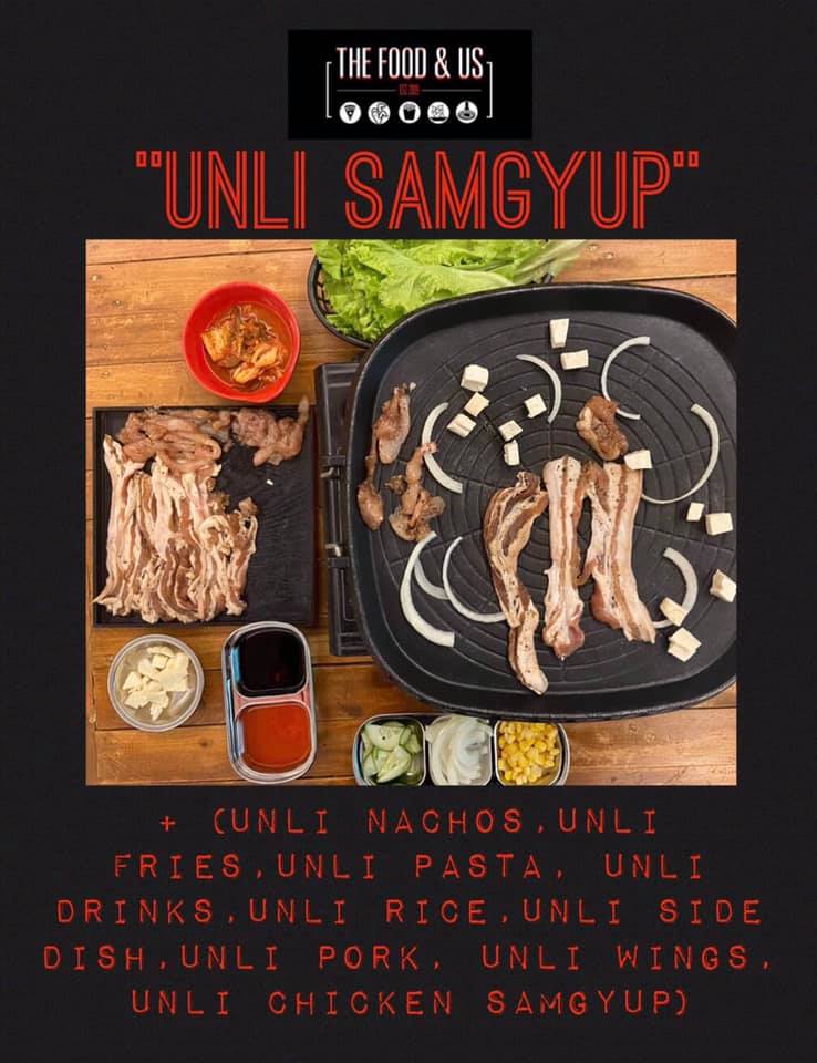 ‼️UNLI SAMGYUP‼️ 🥗UNLI SIDE DISH... - Food and Us Restaurant | Facebook