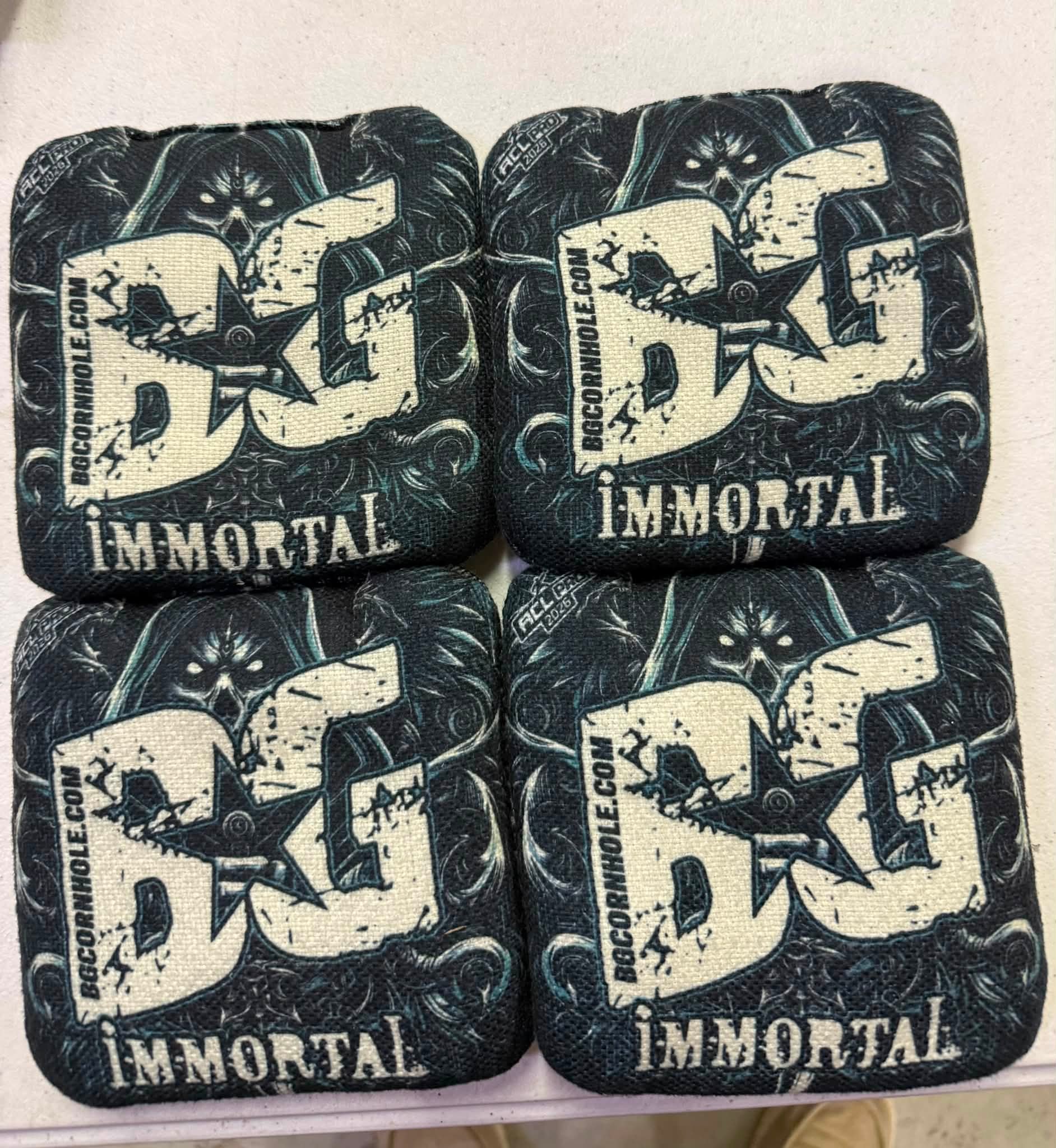 BG Immortal 2026 cornhole bags for sale ($95 shipped)