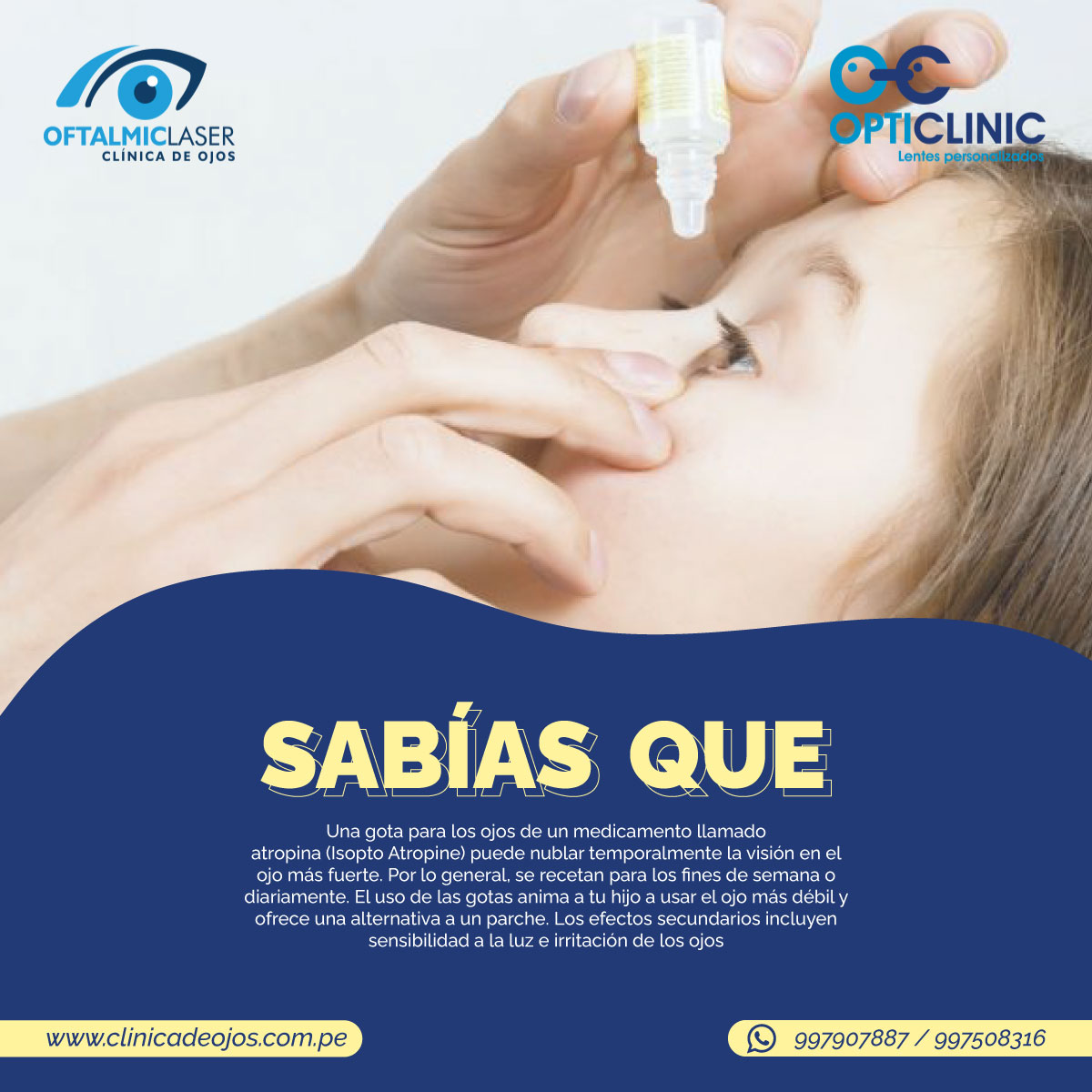 Sabías que...😎 - Clínica de Ojos Oftalmic Laser