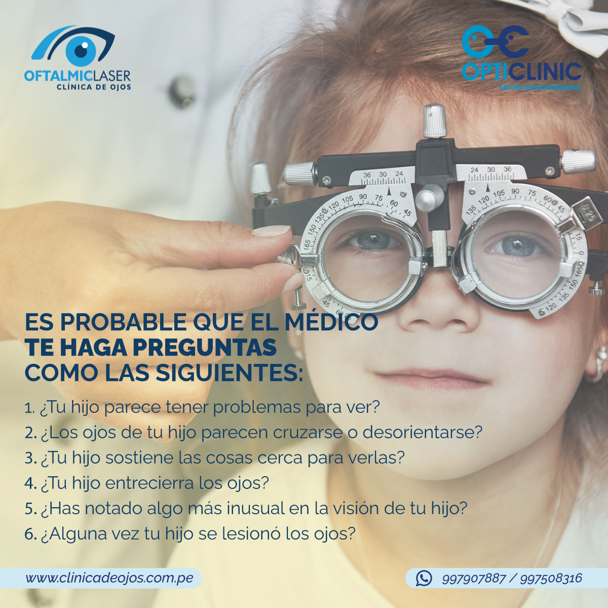 El médico te podría hacer... - Clínica de Ojos Oftalmic Laser