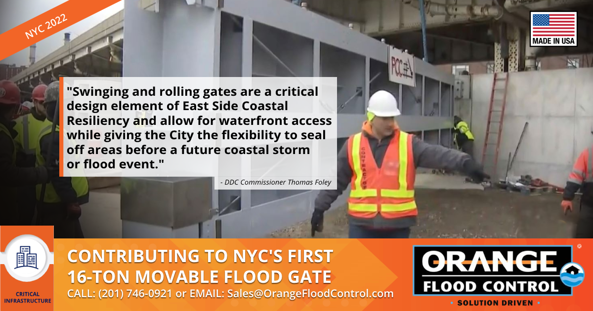 Orange Flood Control - PROTECTING MANHATTAN AGAINST FLOODING! Our team ...