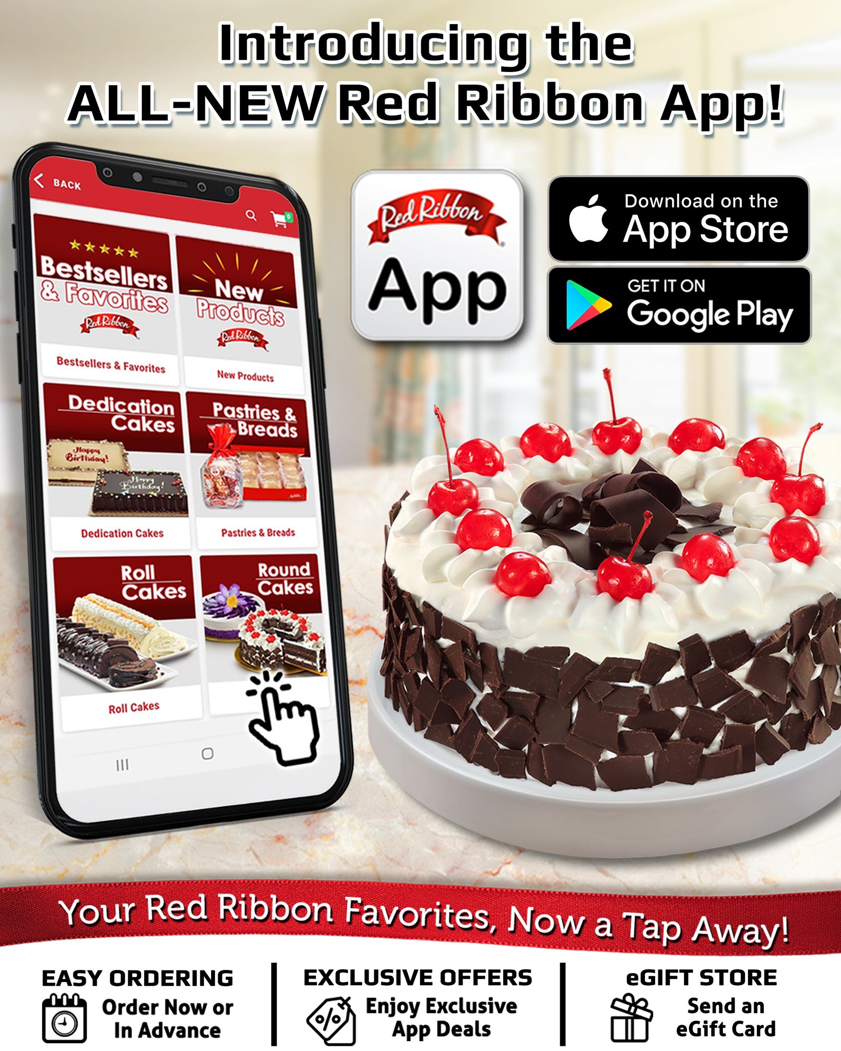 Red Ribbon Bakeshop - Your Red Ribbon Favorites, Now a Tap Away with ...
