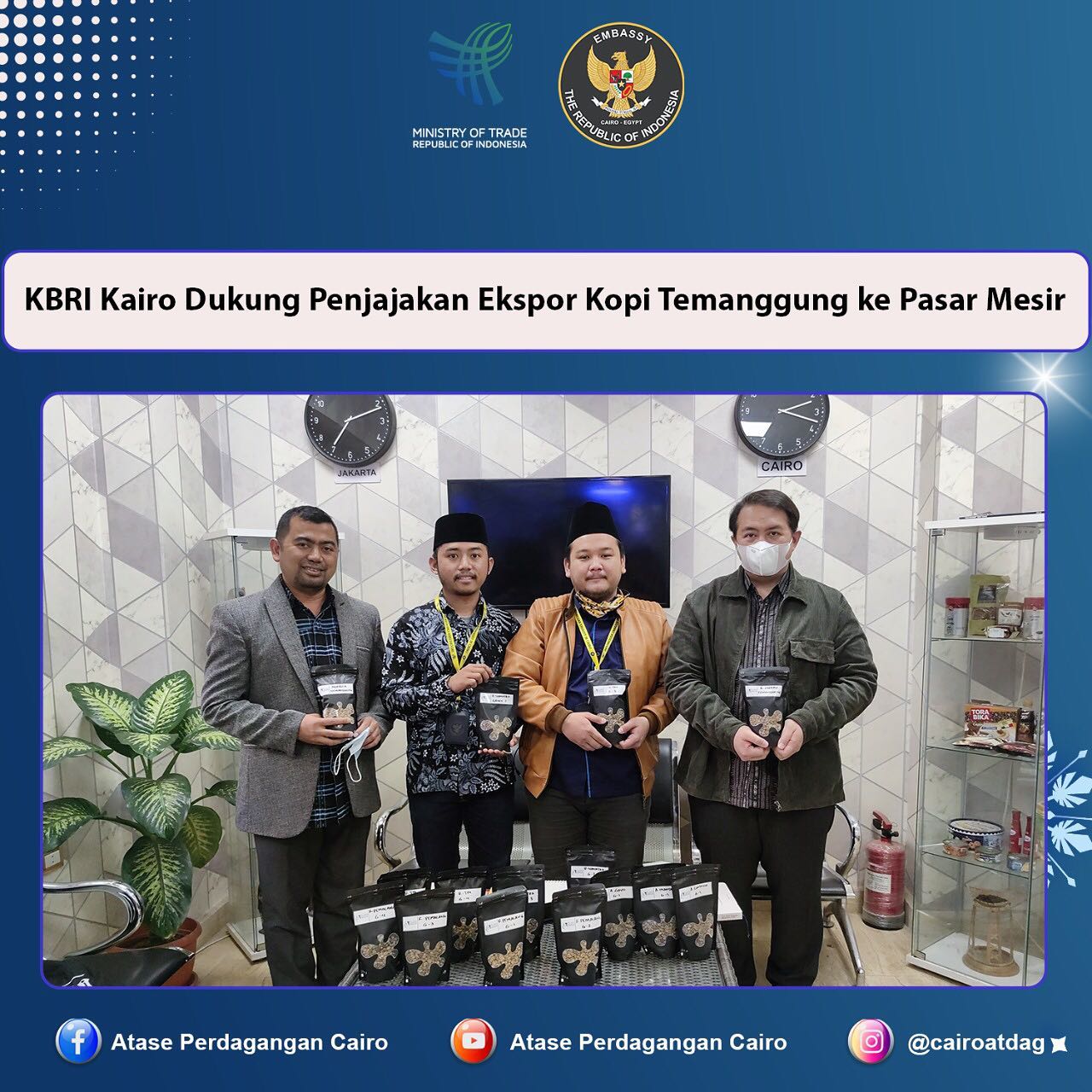 KBRI Kairo Dukung Penjajakan Ekspor Kopi Temanggung ke Pasar Mesir ...