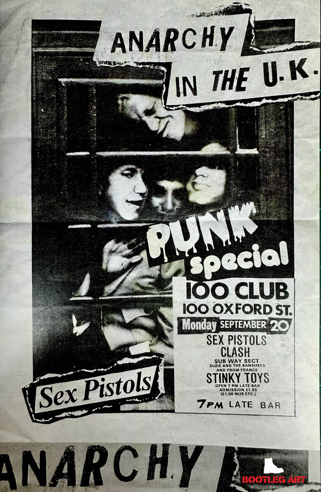 Sex Pistols live at the 100 Club – London, 1976 #fbf