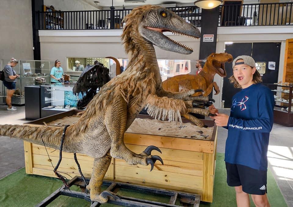 Smoky Mountain Relic Room - Isaac taking on a Raptor!!...... what's all ...