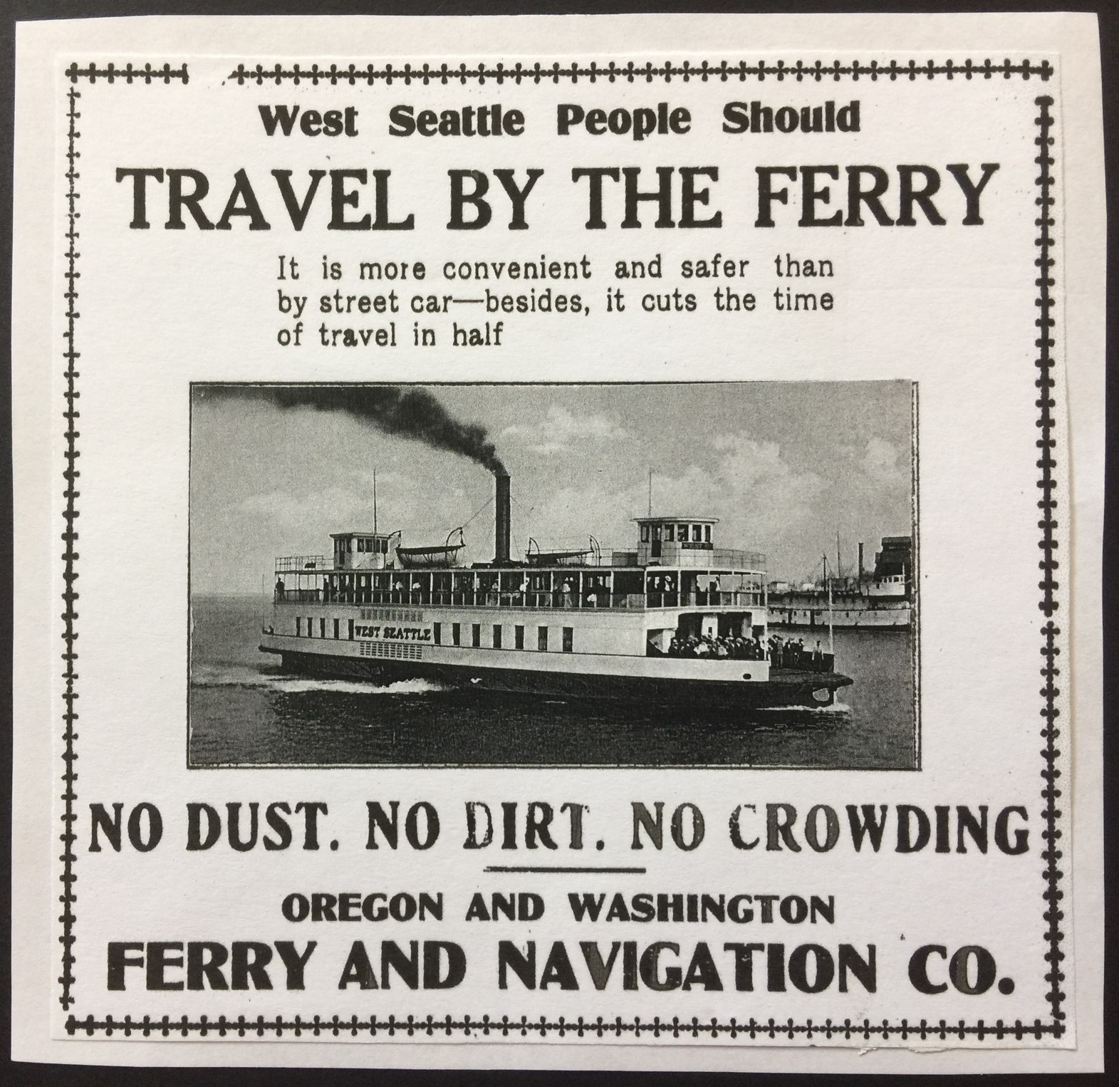West Seattle Ferry year unknown
