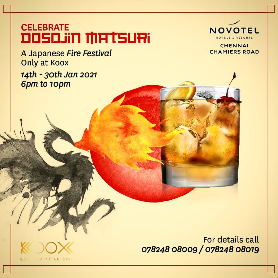 道祖神まつり Celebrate the most famous... - Koox Rooftop Chennai