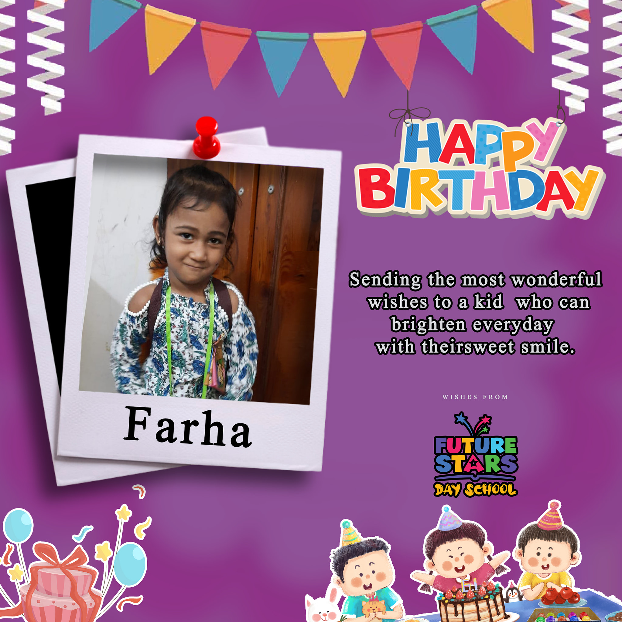 Happy Birthday Our Future Star... - Future Stars Day School | Facebook