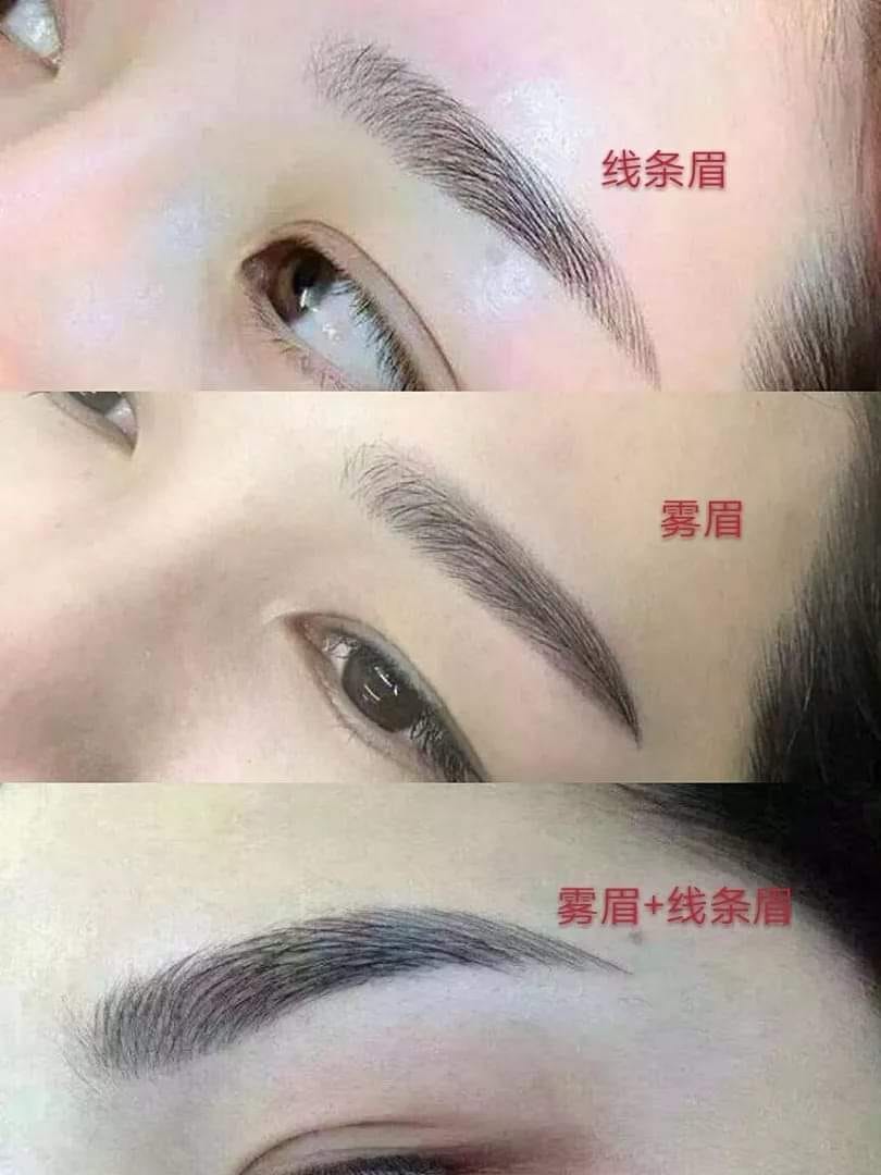 Sparkle Beauty 市场新兴的有几种眉 雾眉 水雾眉 粉墨眉 粉黛眉 仿生雾眉 眉粉眉 烟霏眉 丝雾眉 羽毛眉 悬浮眉 浮雕眉 3d眉 6d眉 9d眉 等等 今天就给大家分析那些花式雾眉 我想说实质上 眉毛来来去去其实就只有三种 1 线条眉