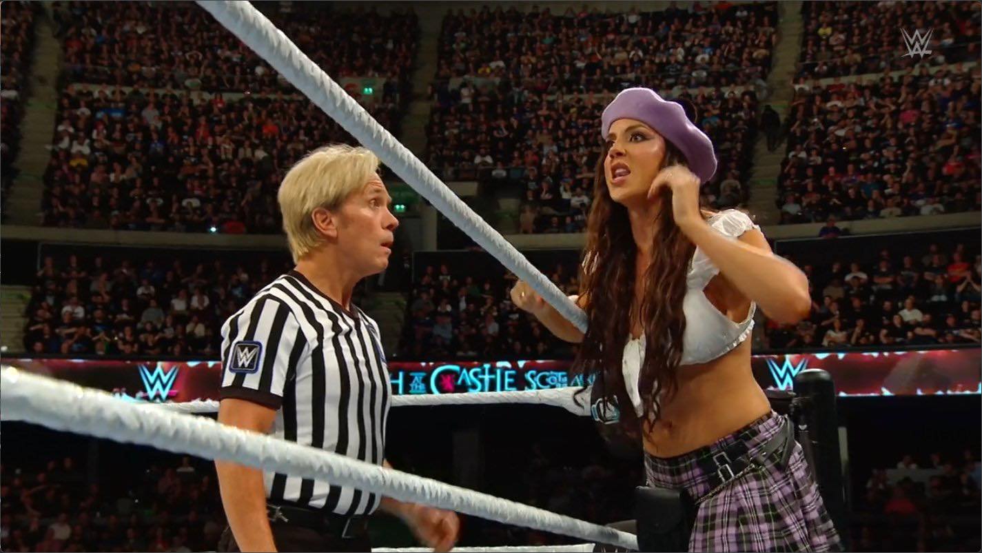 The Squared - Bayley slightly touches Chelsea Green so Chelsea (who isn ...