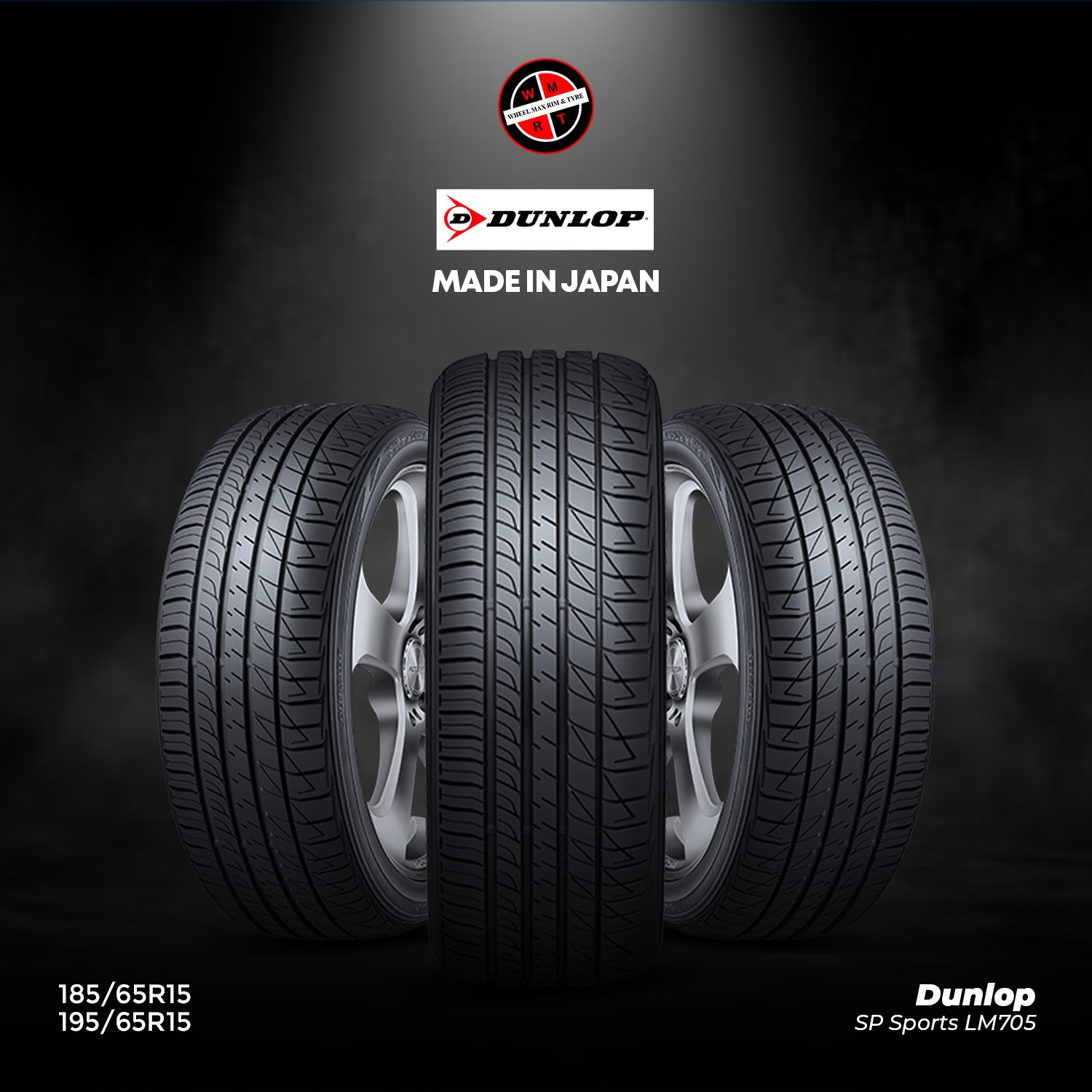 195R15 8PR SP175 DUNLOP TYRE JAPAN (Please like, Follow us and 