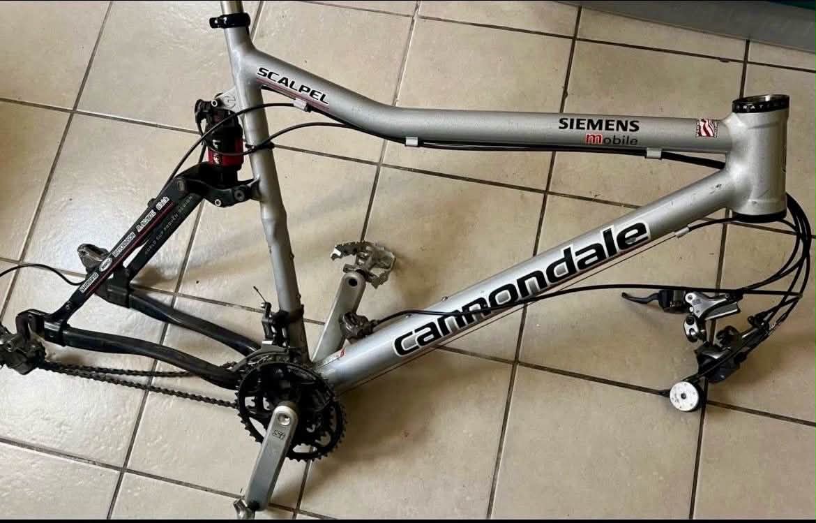 Cannondale Scalpel bike for sale with XTR brake shift combo and DT