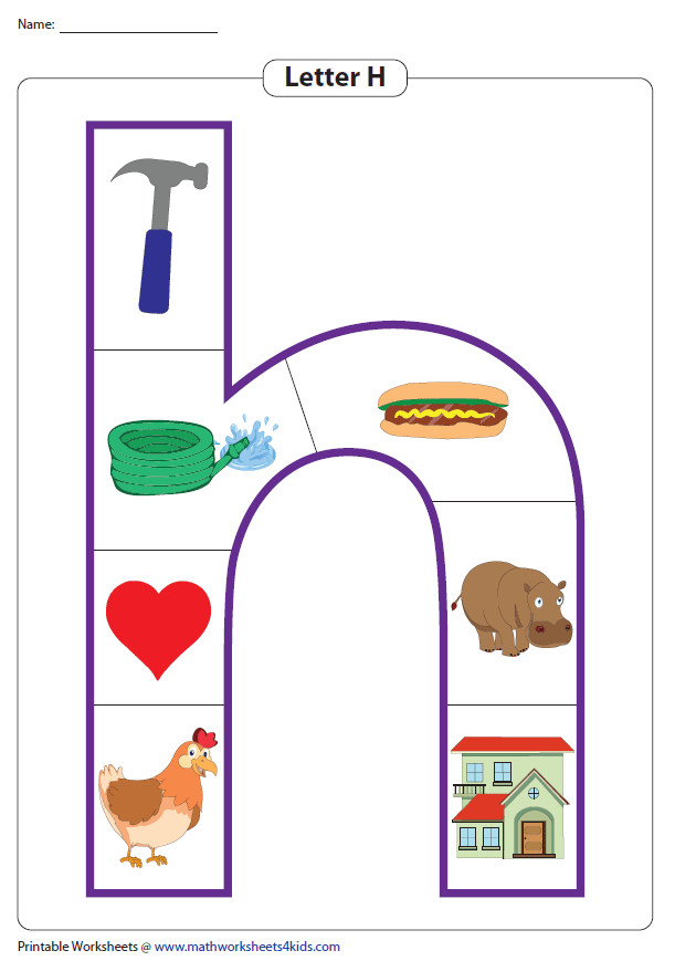 The letter h has a humungous, not... - Math Worksheets 4 Kids | Facebook