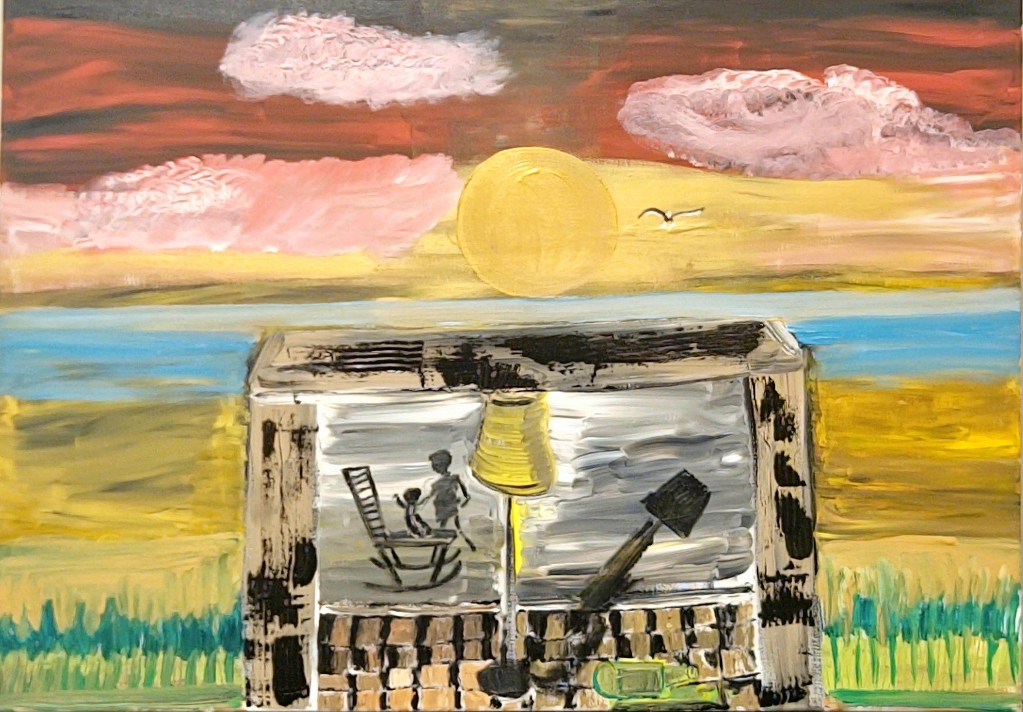 Acrylic painting A3!