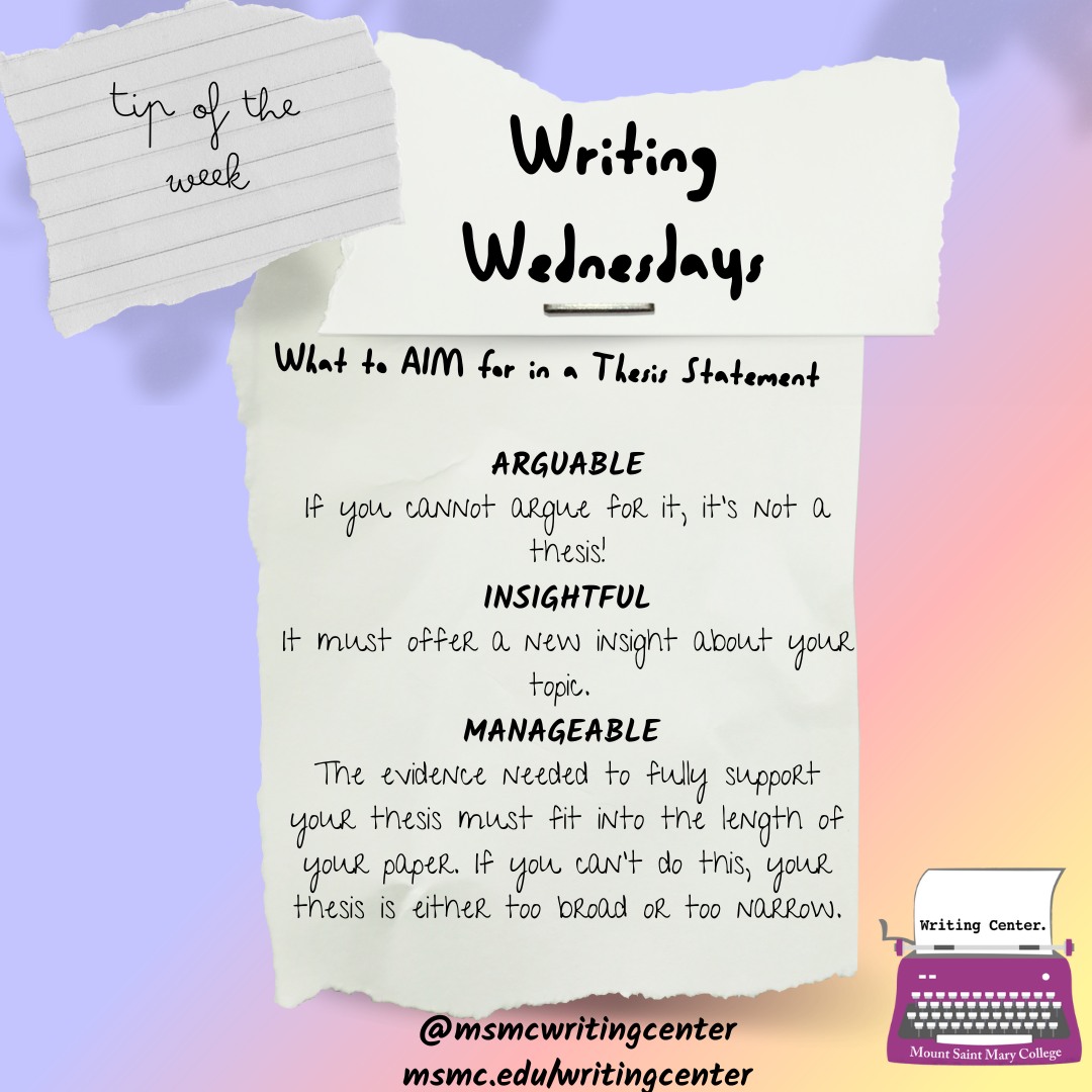 MSMC Writing Center | Newburgh NY