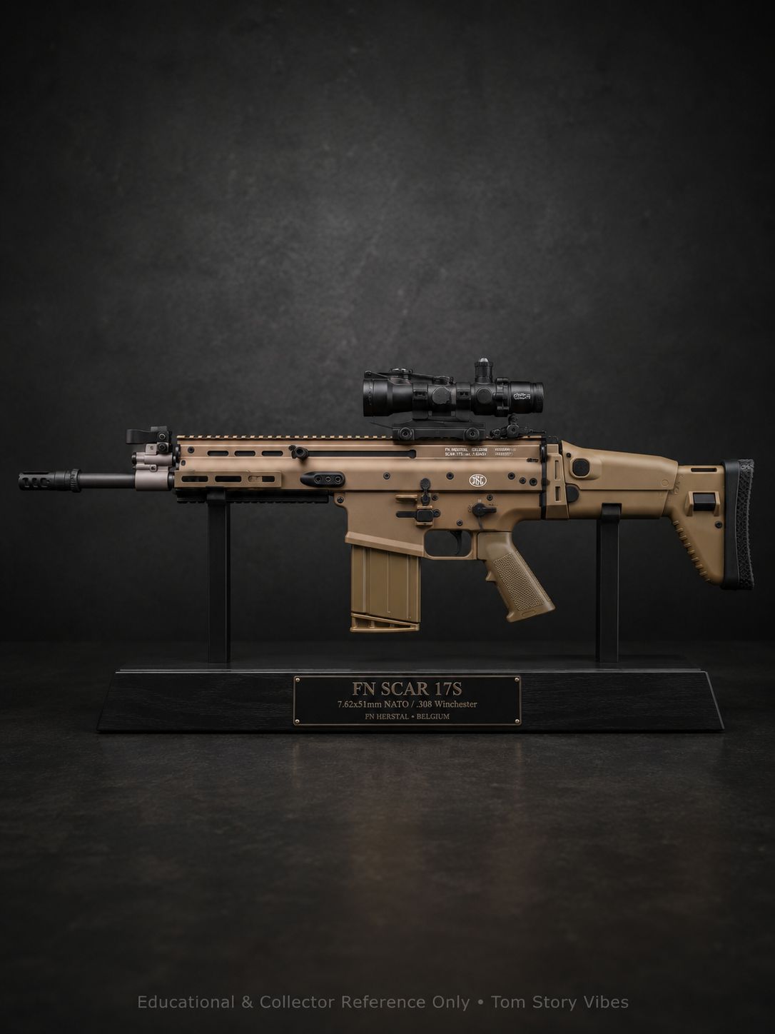 SCARS/1ST,2ND/激レアinst/おまけ付き Tom - FN SCAR 17S – Modern Battle Rifle #SCAR17S #ClassicDisplay