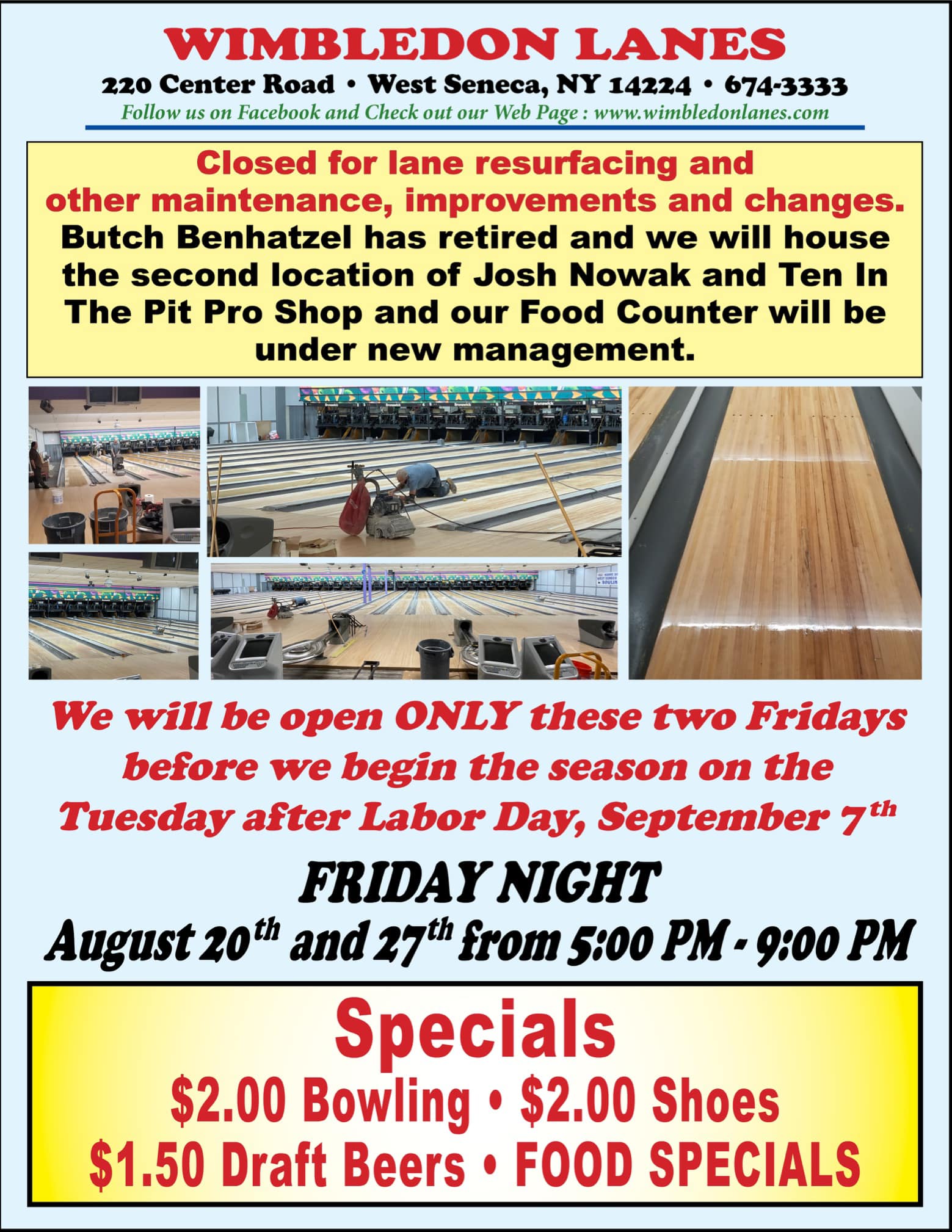 Wimbledon Lanes 7166743333 Facebook