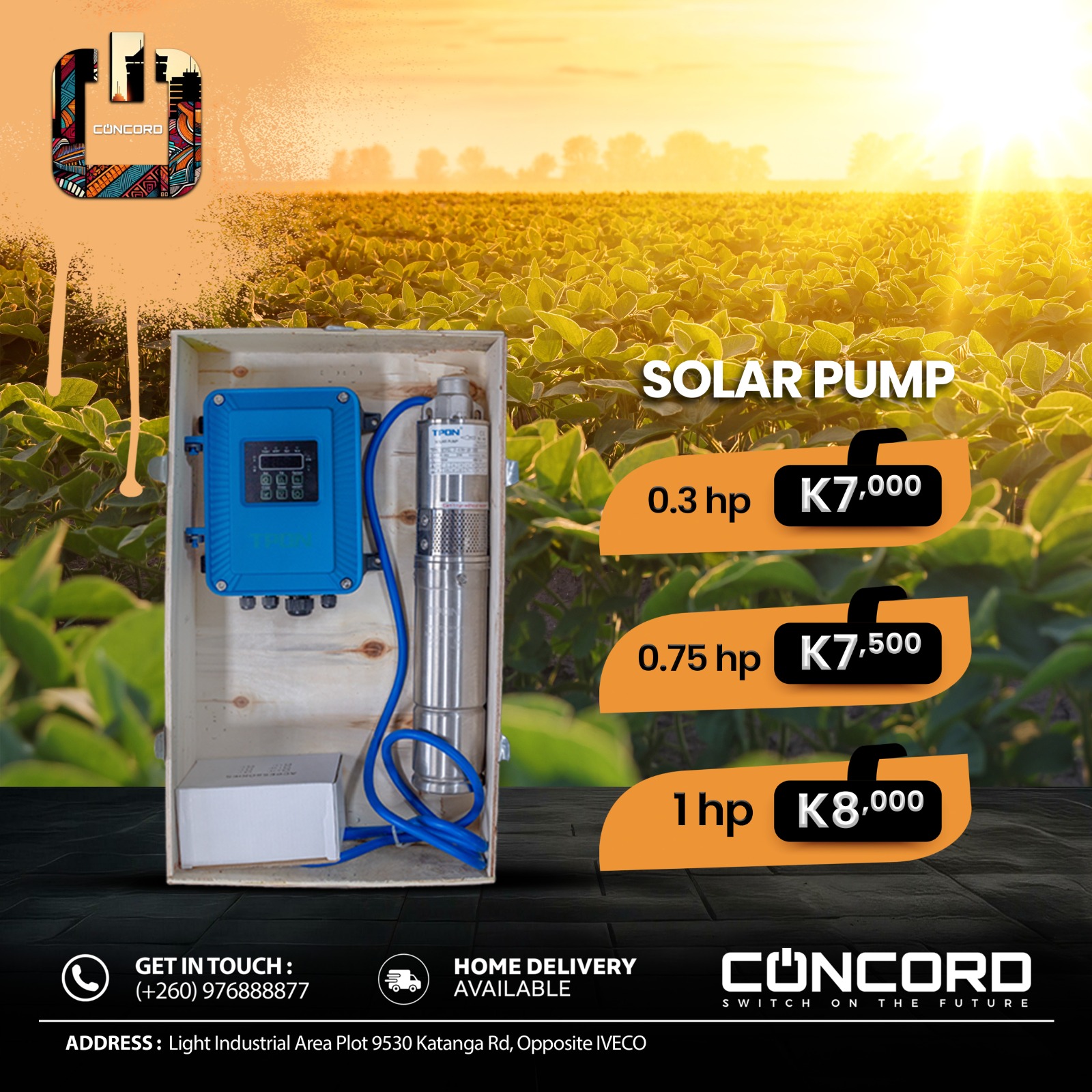 Concord Zambia - 💡 Power Up with Solar! 💡 Tired of...