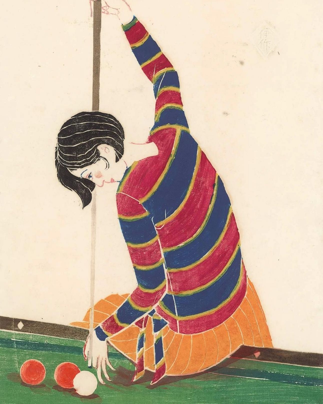 🎱 Nakagawa Isaku's (中川伊作 1899-2000) prints of women issued in